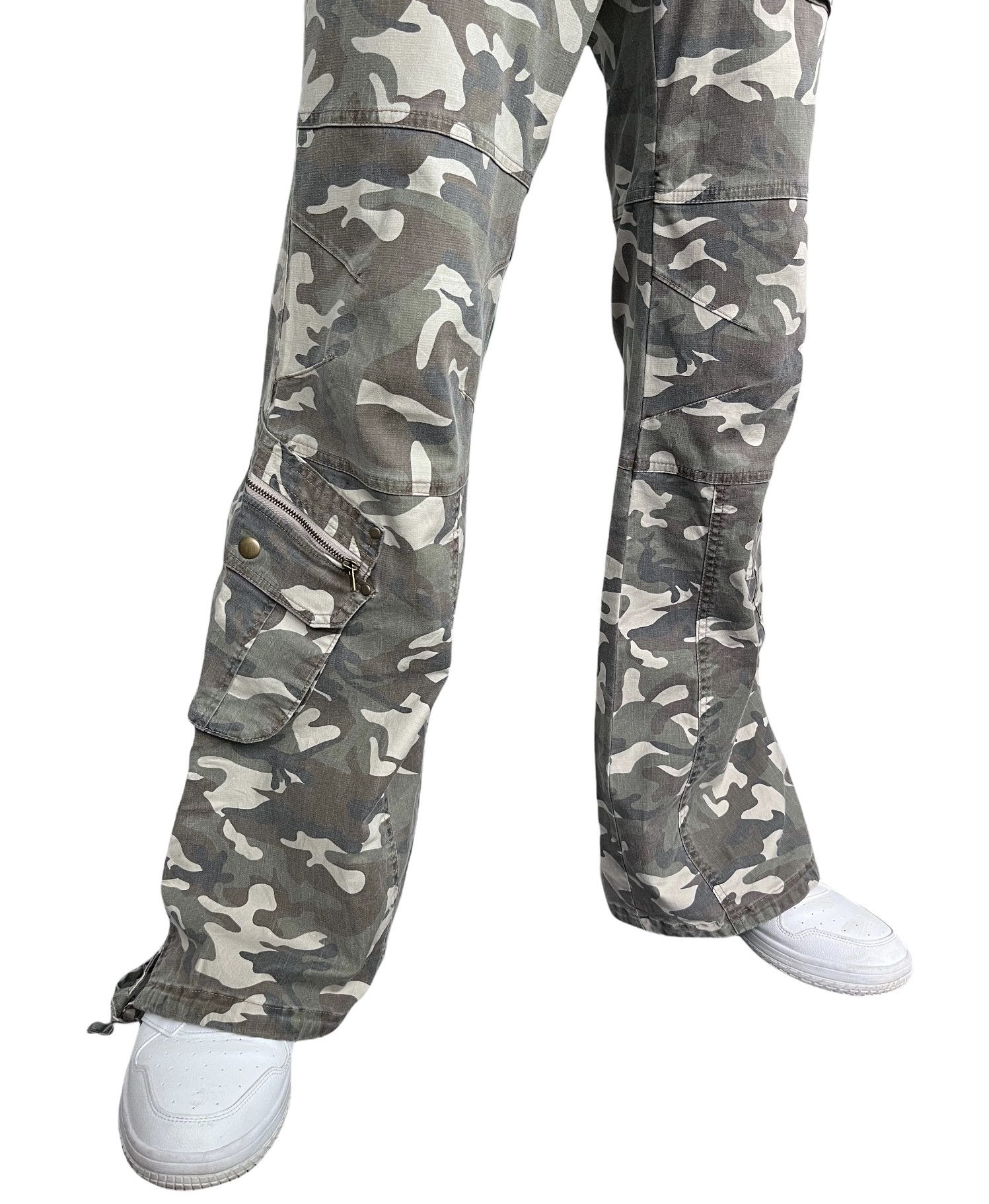 Tribal Streetwear FYE Stretch Multipocket Ultra Flare Pants GOA Style Size US 30 / EU 46 - 7 Thumbnail