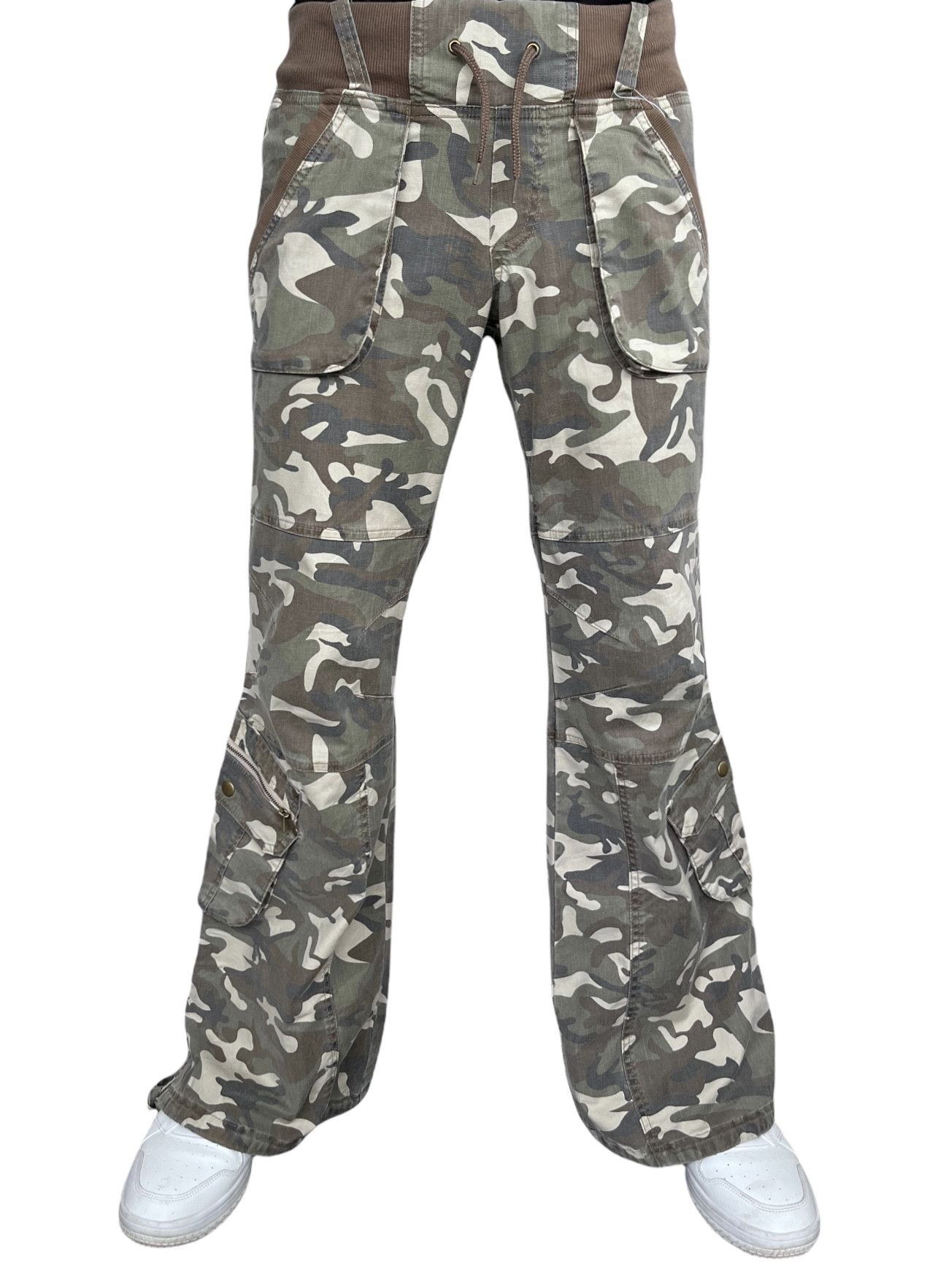 Tribal Streetwear FYE Stretch Multipocket Ultra Flare Pants GOA Style Size US 30 / EU 46 - 6 Thumbnail