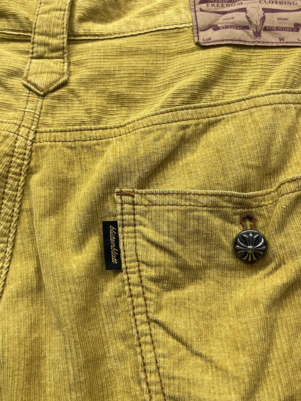 Japanese Brand BLUTENBLATT Light Corduroy Flare Chrome Heart Button Style Size US 30 / EU 46 - 9 Thumbnail