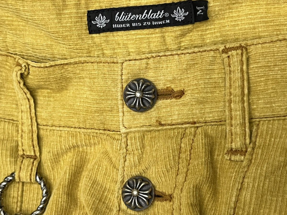 Japanese Brand BLUTENBLATT Light Corduroy Flare Chrome Heart Button Style Size US 30 / EU 46 - 3 Thumbnail