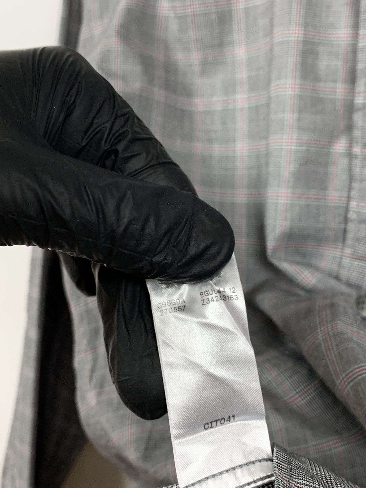 Gucci Gucci Checkered Grey Long Sleeve Button Up Shirt Size US L / EU 52-54 / 3 - 19 Thumbnail