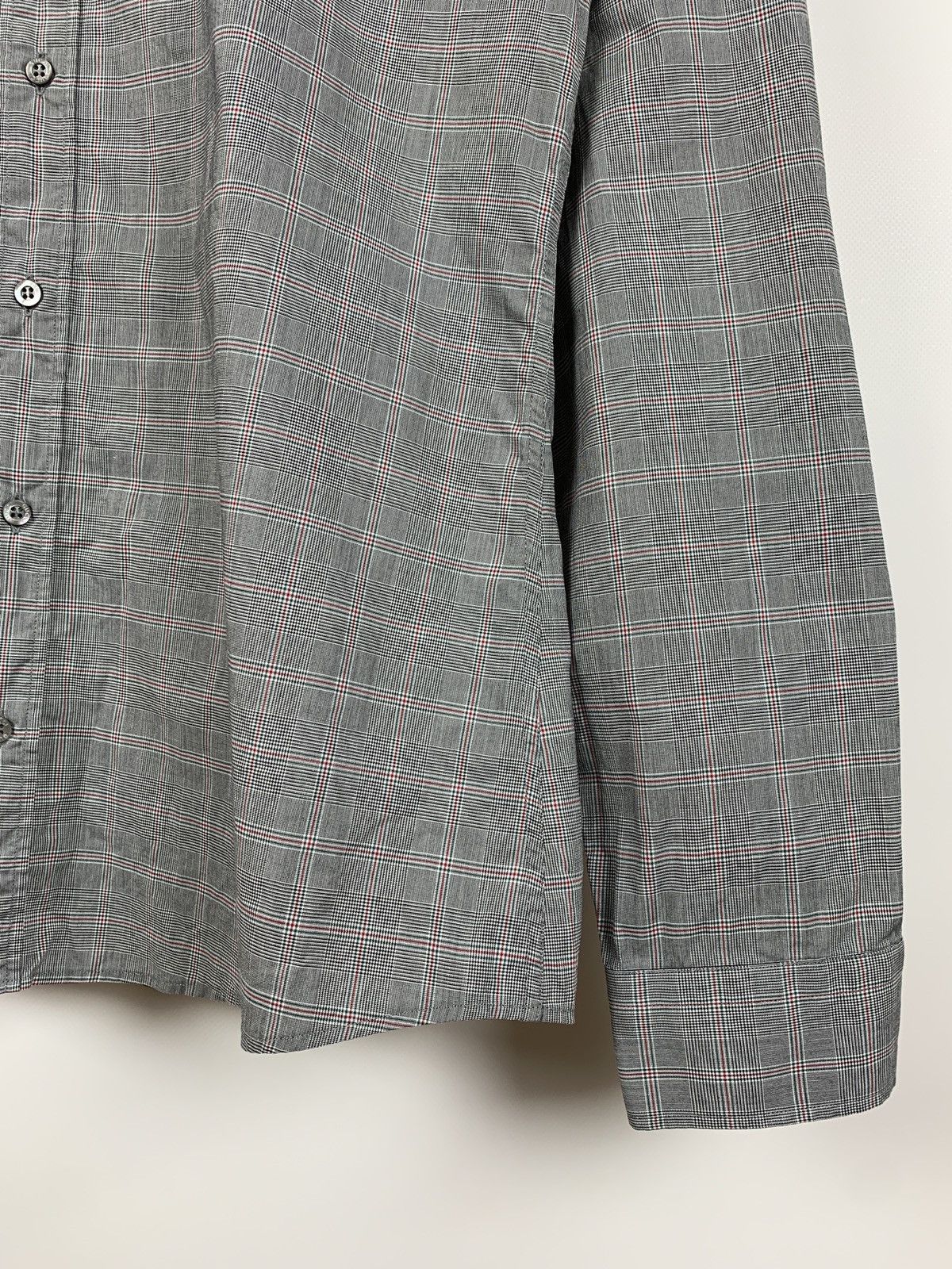 Gucci Gucci Checkered Grey Long Sleeve Button Up Shirt Size US L / EU 52-54 / 3 - 7 Thumbnail