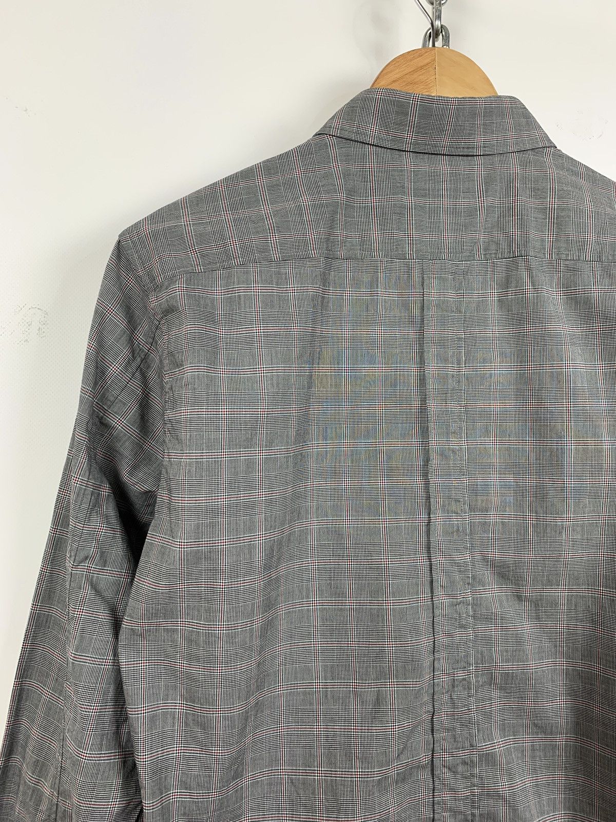 Gucci Gucci Checkered Grey Long Sleeve Button Up Shirt Size US L / EU 52-54 / 3 - 10 Thumbnail