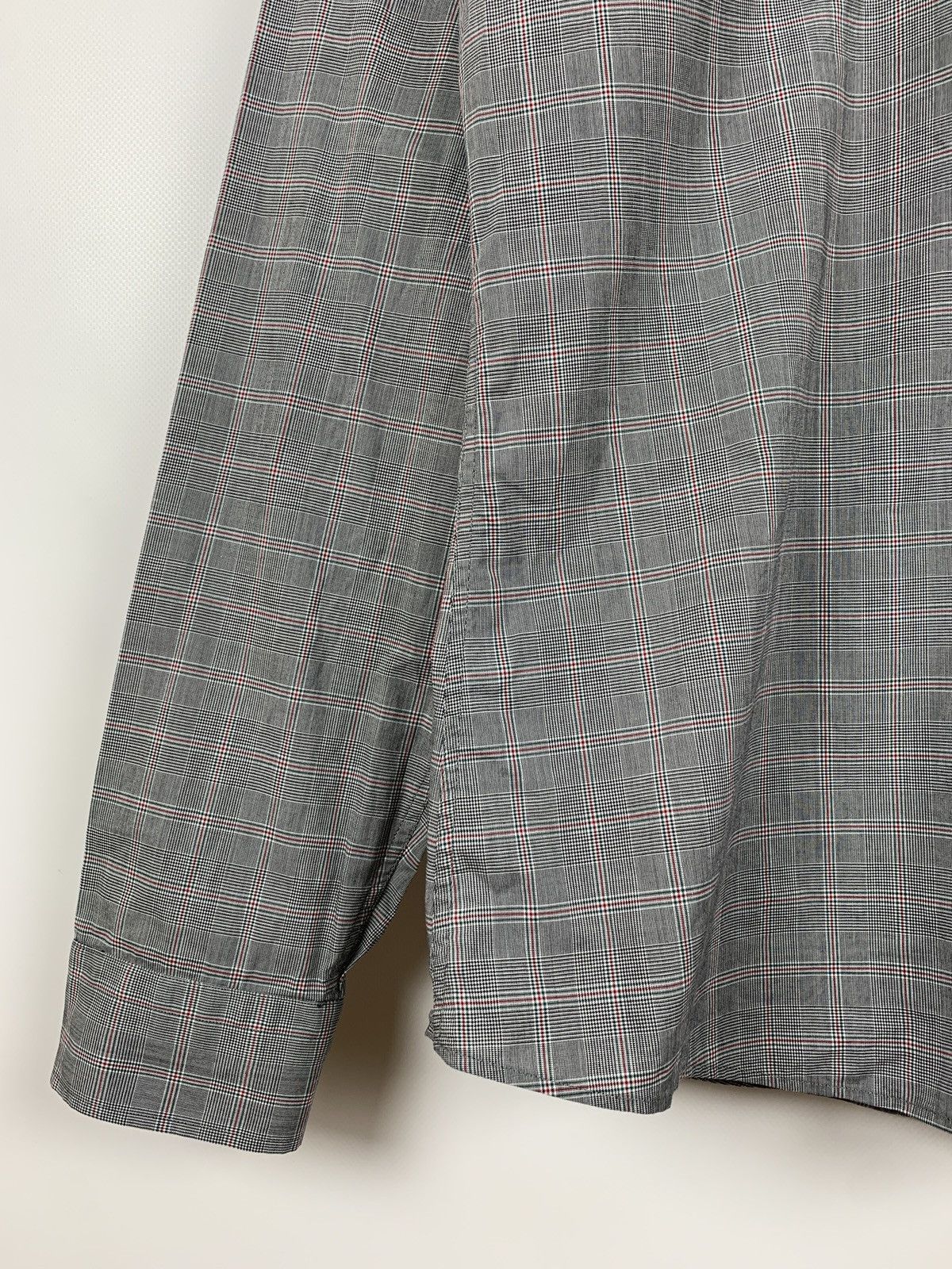 Gucci Gucci Checkered Grey Long Sleeve Button Up Shirt Size US L / EU 52-54 / 3 - 8 Thumbnail