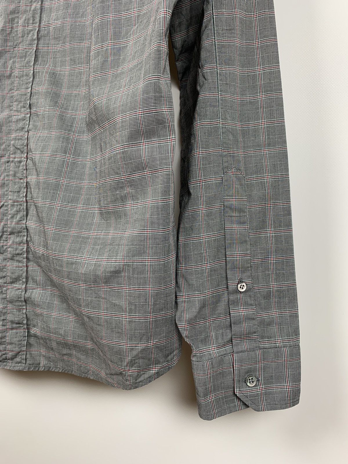 Gucci Gucci Checkered Grey Long Sleeve Button Up Shirt Size US L / EU 52-54 / 3 - 14 Thumbnail