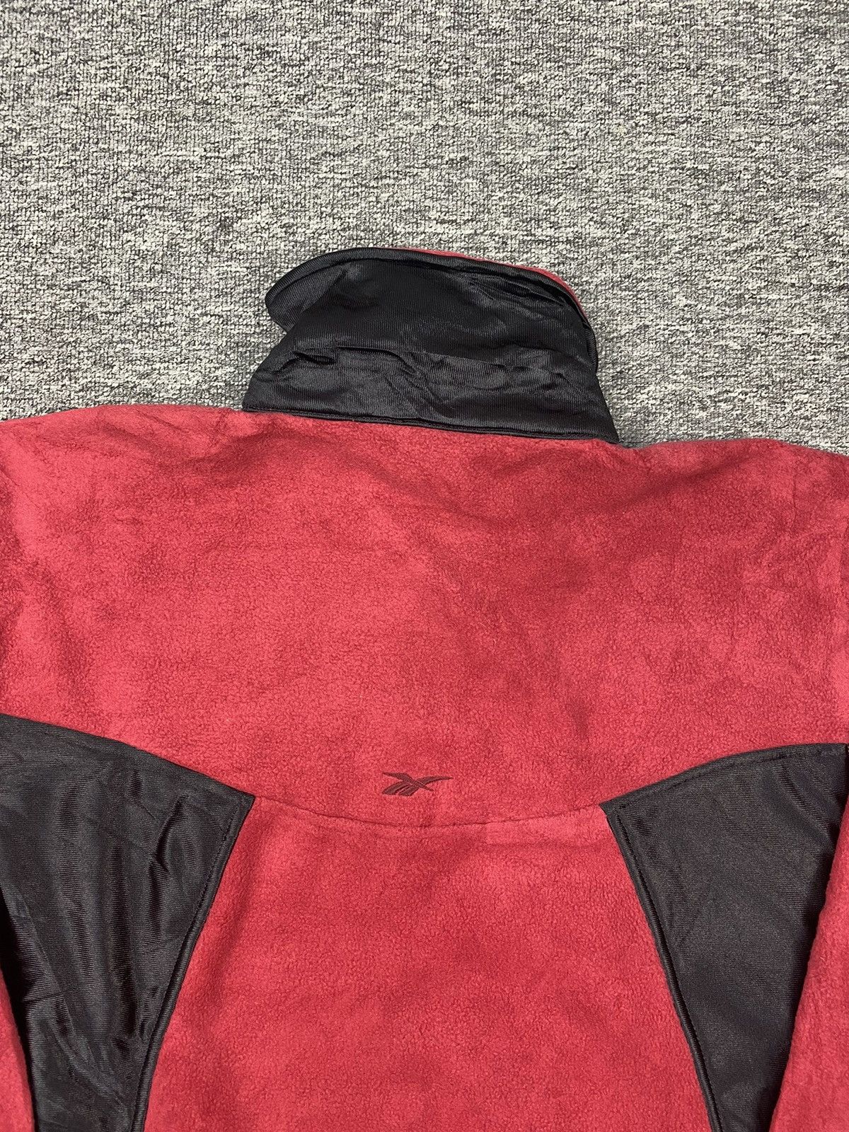 Reebok Vintage 90s Reebok Center Logo Fleece Sweater Zip Up Jacket Size US M / EU 48-50 / 2 - 13 Thumbnail