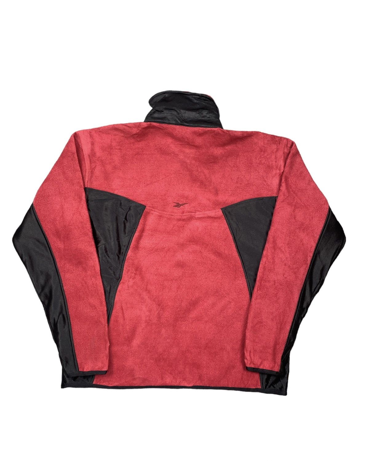 Reebok Vintage 90s Reebok Center Logo Fleece Sweater Zip Up Jacket Size US M / EU 48-50 / 2 - 12 Thumbnail