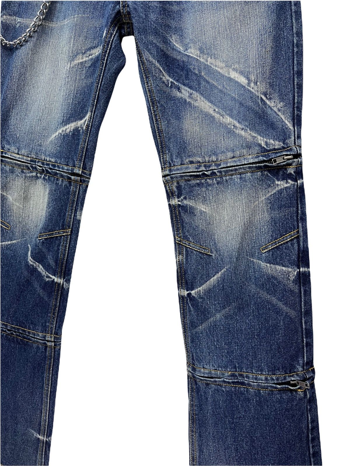 semanticdesign SEMANTIC 3-Way Length Zipped Punk Whisker Minimalist Flared Size US 31 - 10 Thumbnail
