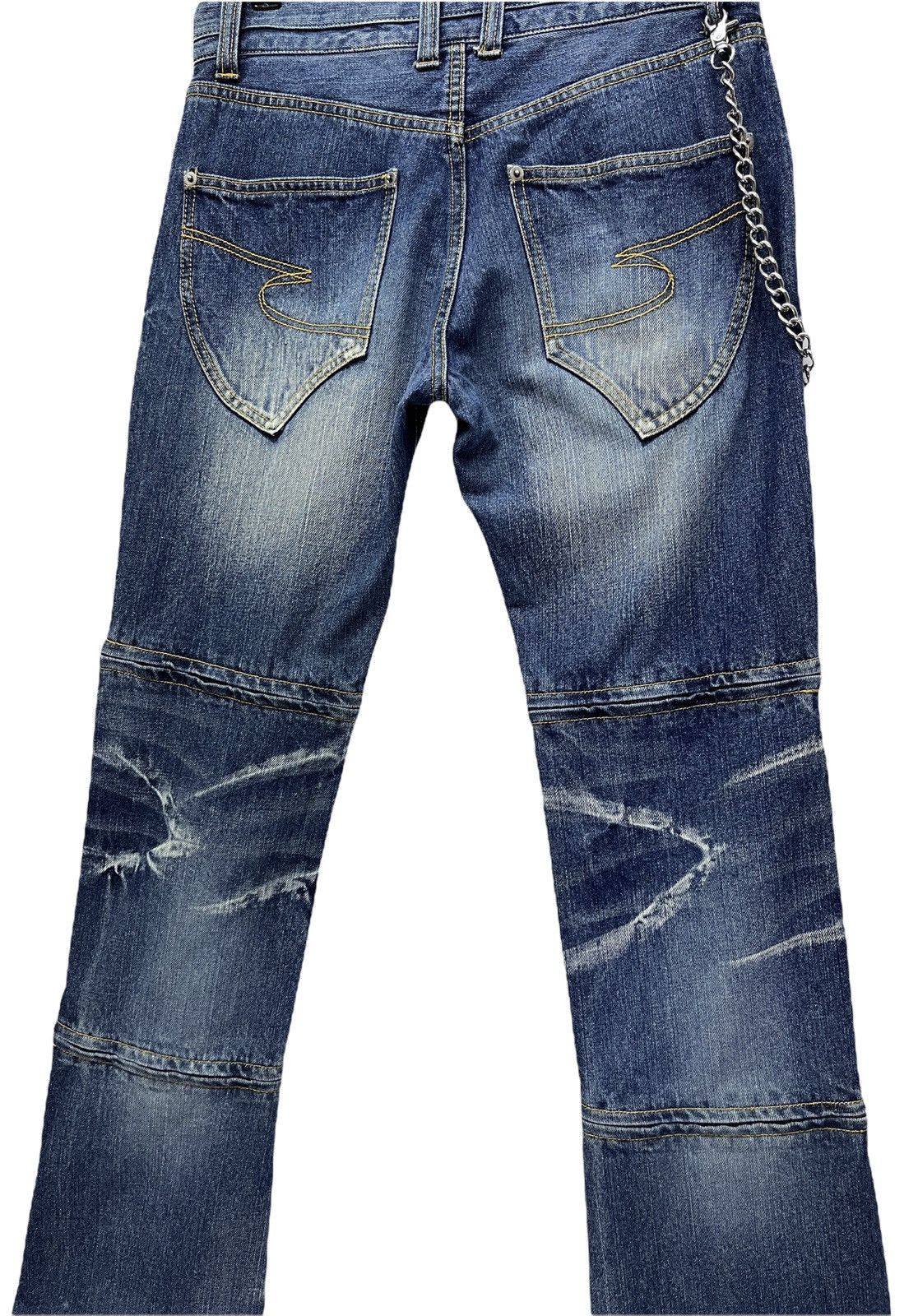 semanticdesign SEMANTIC 3-Way Length Zipped Punk Whisker Minimalist Flared Size US 31 - 17 Thumbnail