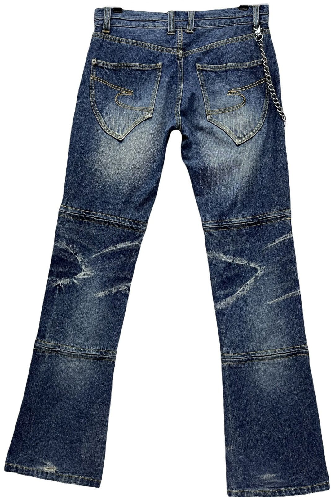 semanticdesign SEMANTIC 3-Way Length Zipped Punk Whisker Minimalist Flared Size US 31 - 15 Thumbnail