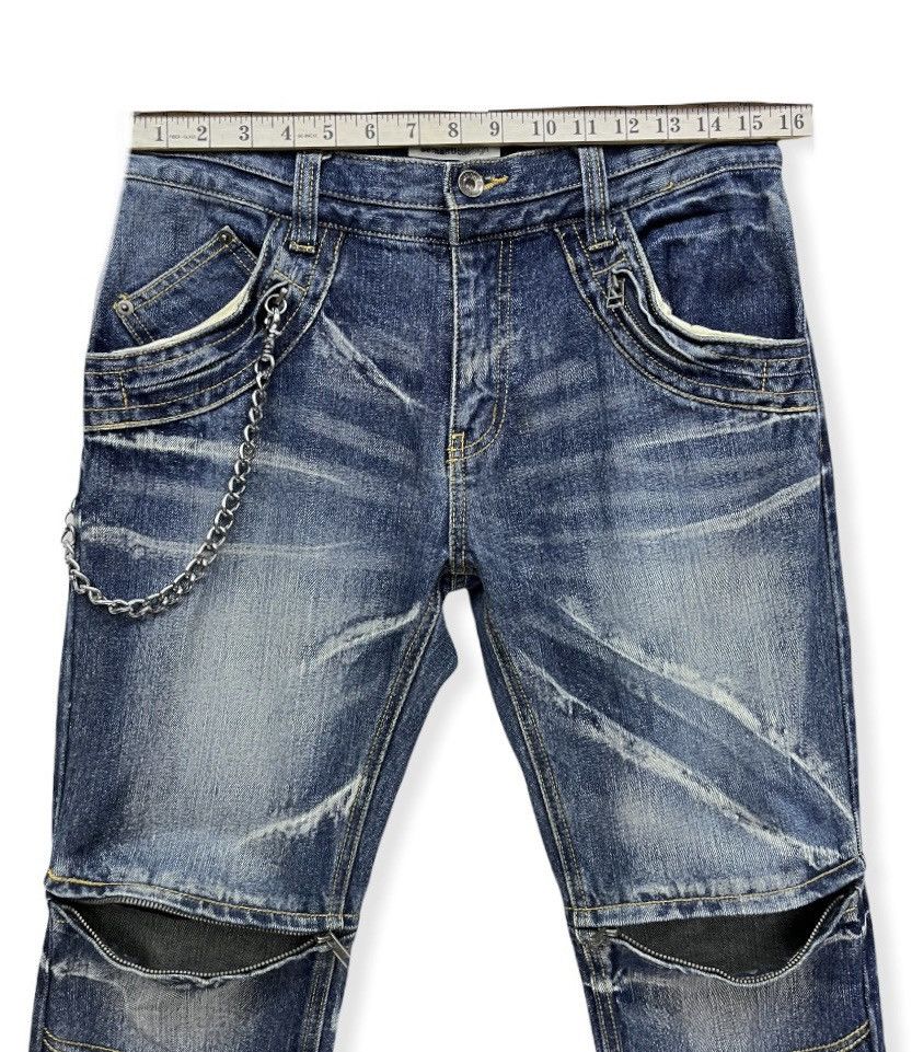 semanticdesign SEMANTIC 3-Way Length Zipped Punk Whisker Minimalist Flared Size US 31 - 21 Thumbnail