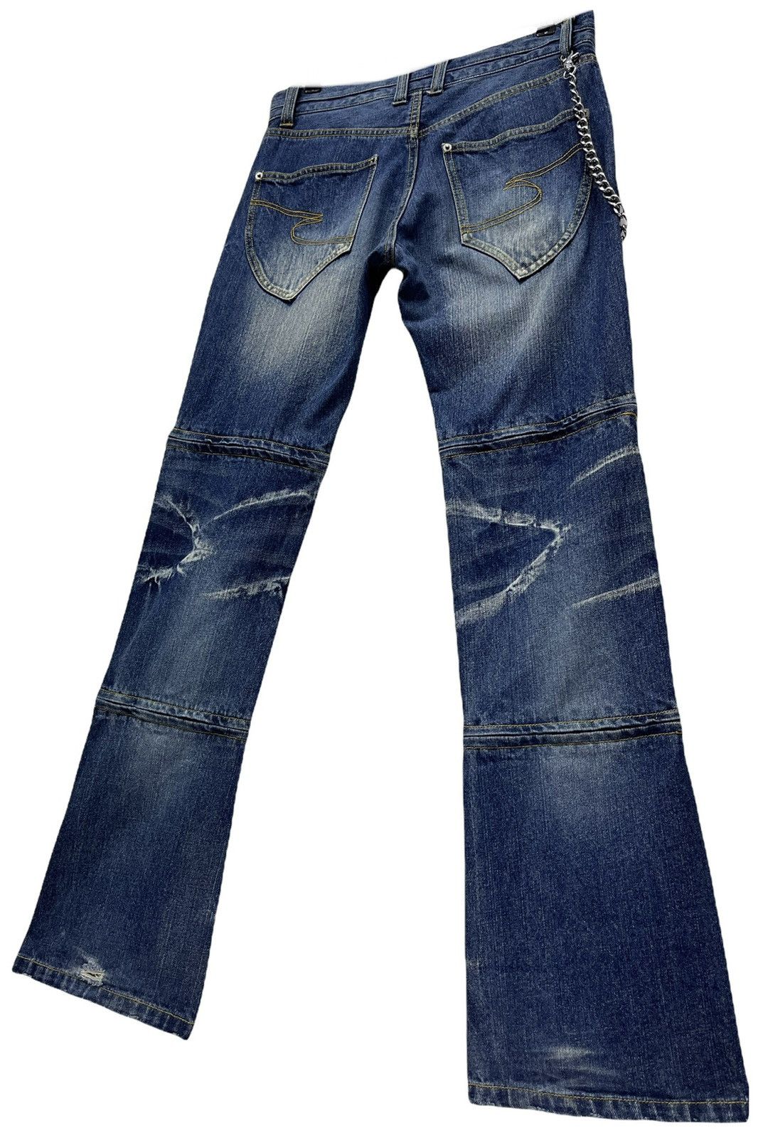 semanticdesign SEMANTIC 3-Way Length Zipped Punk Whisker Minimalist Flared Size US 31 - 16 Thumbnail