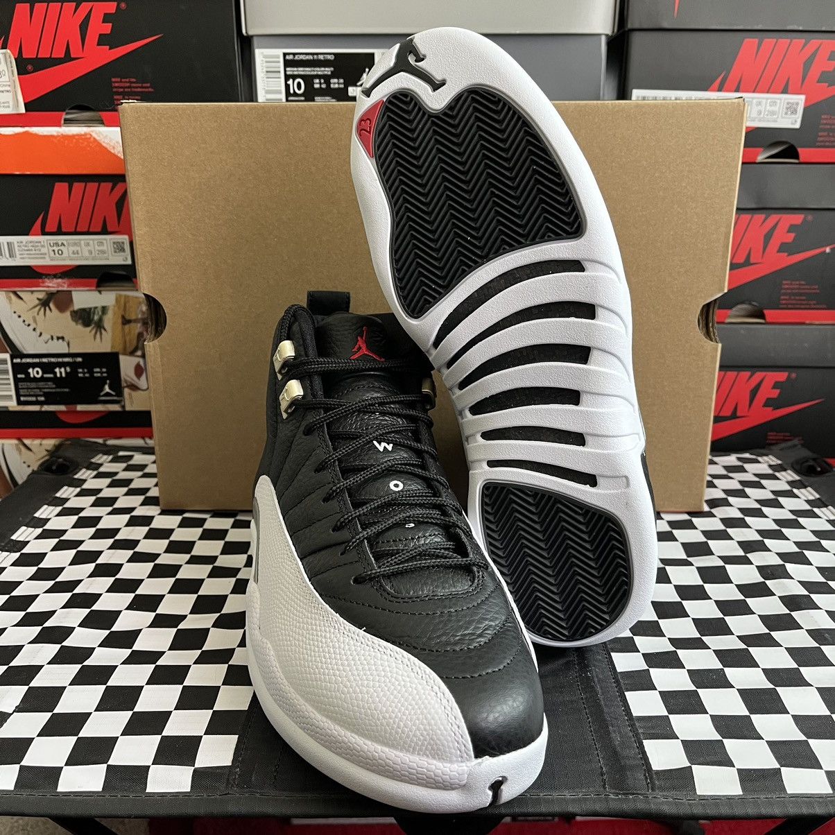 Jordan Brand Air Jordan 12 Retro Playoffs 2022 CT8013-006 Size 9.5 Size US 9.5 / EU 42-43 - 4 Thumbnail