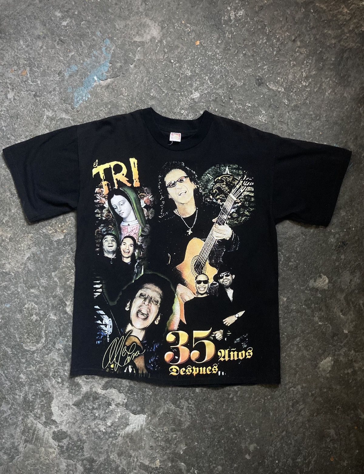 00s EL Tri メキシコ製　バンドtシャツ　ヴィンテージ　ブラック 00s EL Tri メキシコ製 バンドtシャツ ヴィンテージ ブラック