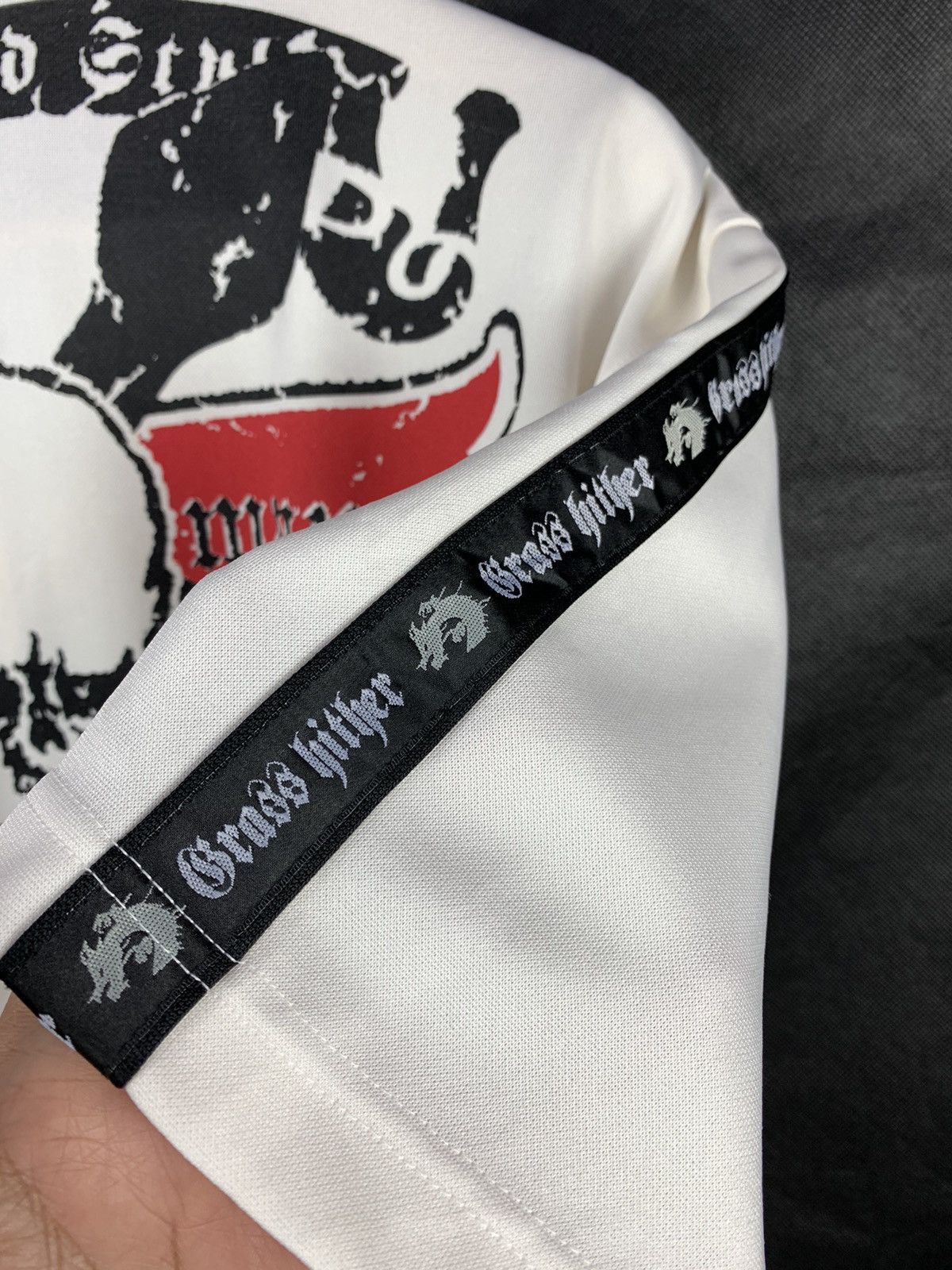 Japanese Brand Rare! Crass Hitler Skull Bones Track Top Jacket Size US L / EU 52-54 / 3 - 4 Thumbnail