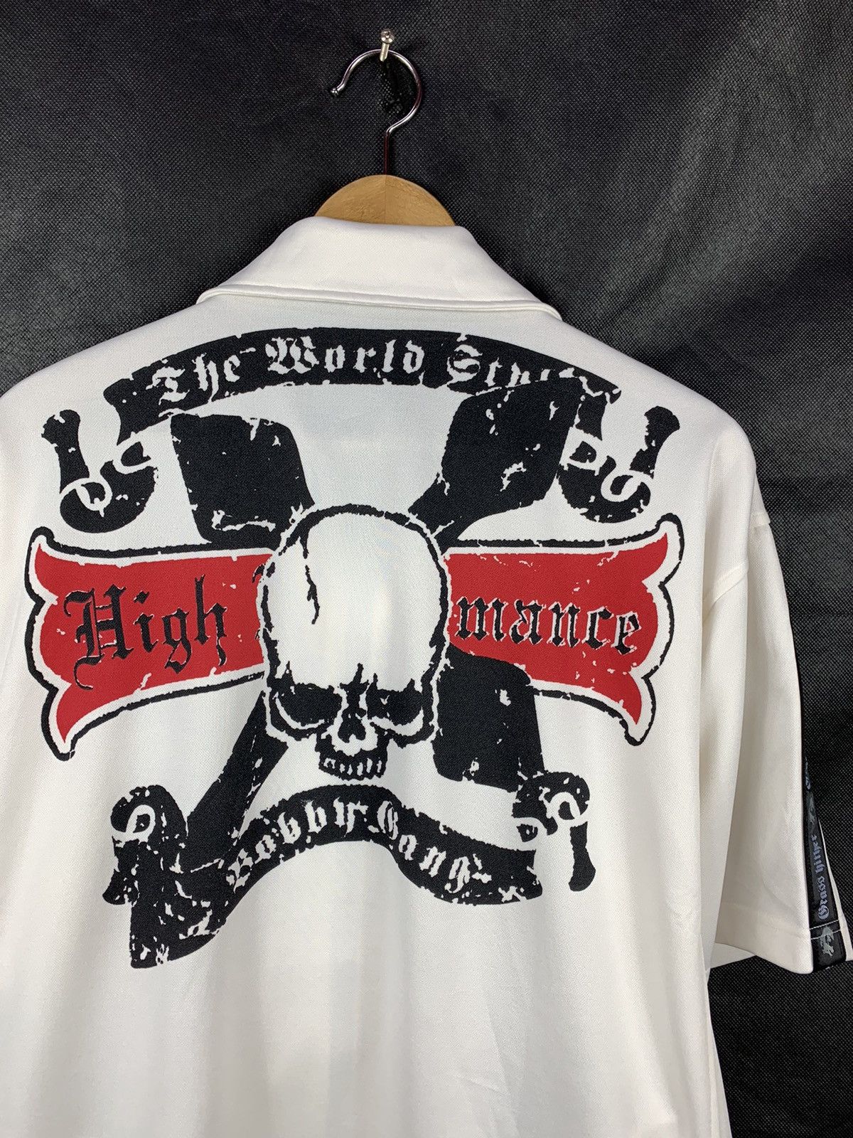 Japanese Brand Rare! Crass Hitler Skull Bones Track Top Jacket Size US L / EU 52-54 / 3 - 3 Thumbnail
