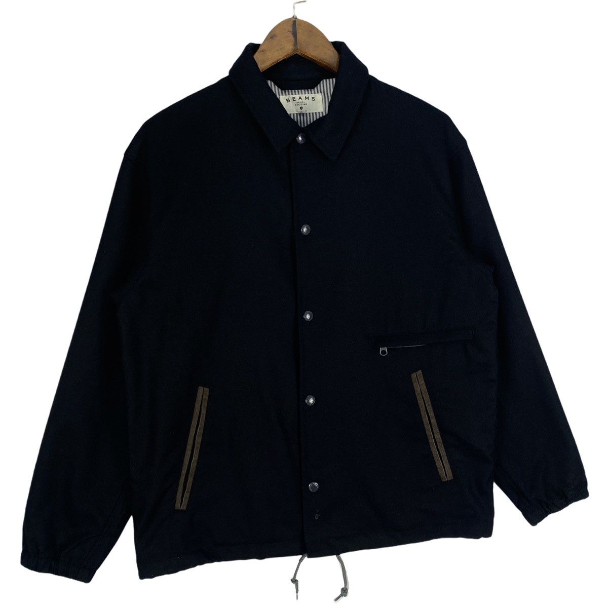 Beams Plus × Japanese Brand Beams Wool Blend Coach Jacket Size US S / EU 44-46 / 1 - 4 Thumbnail