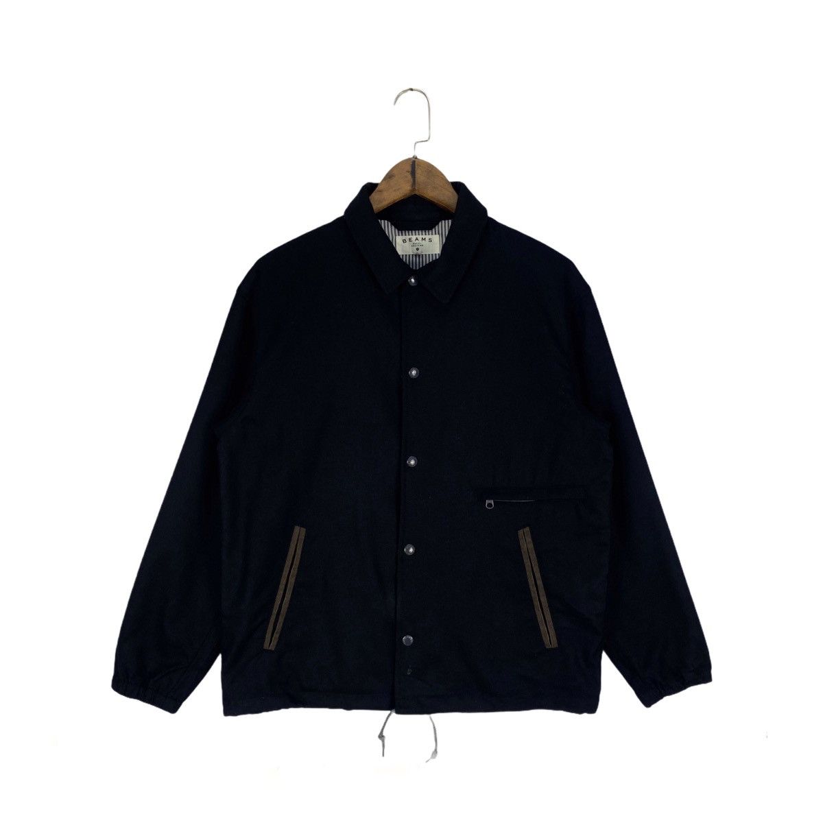 Beams Plus × Japanese Brand Beams Wool Blend Coach Jacket Size US S / EU 44-46 / 1 - 1 Thumbnail