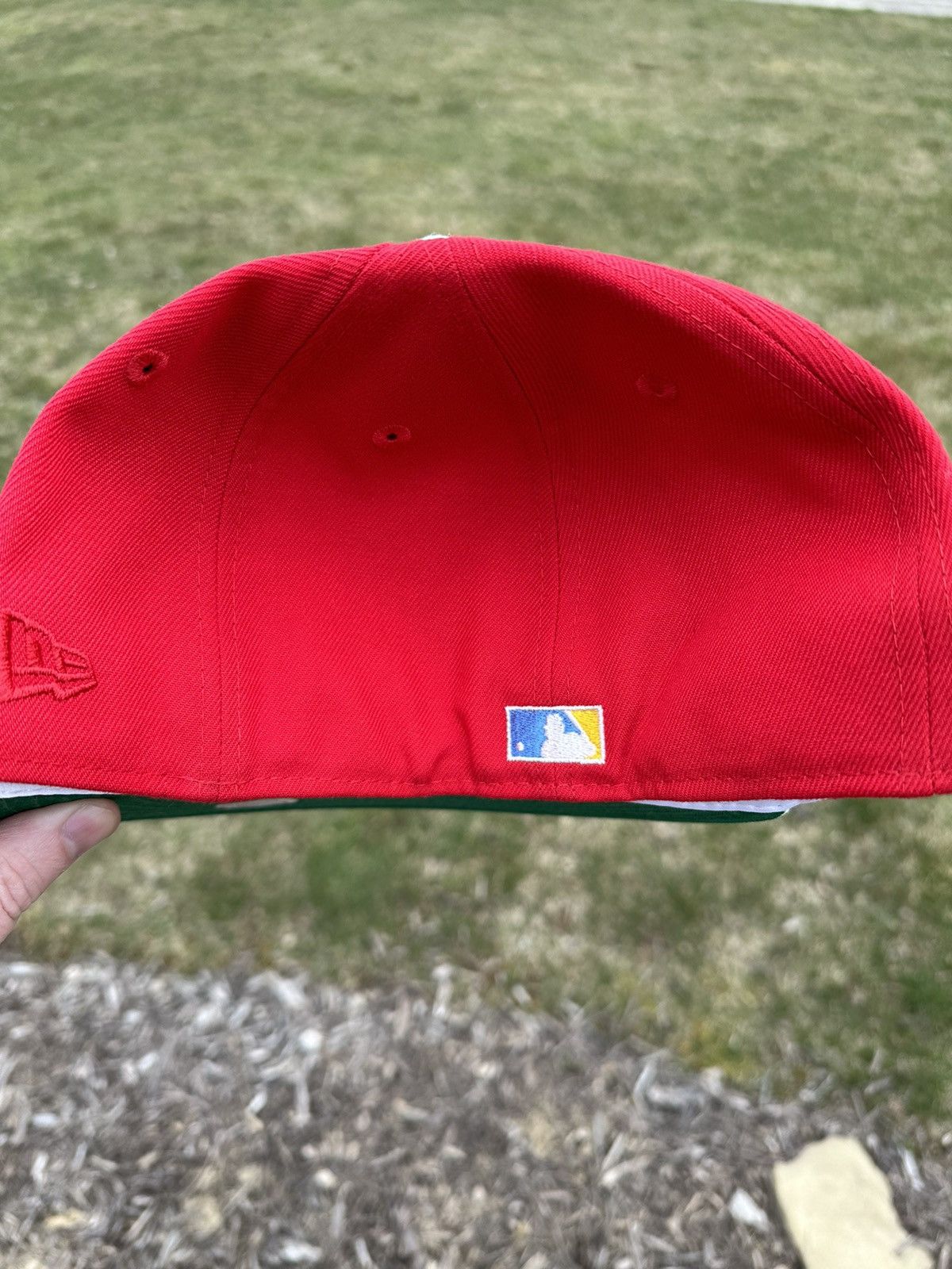MLB × MyFitteds × New Era Myfitteds Texas Rangers Goldees Texas BBQ Fitted 7 1/8 Size ONE SIZE - 3 Thumbnail