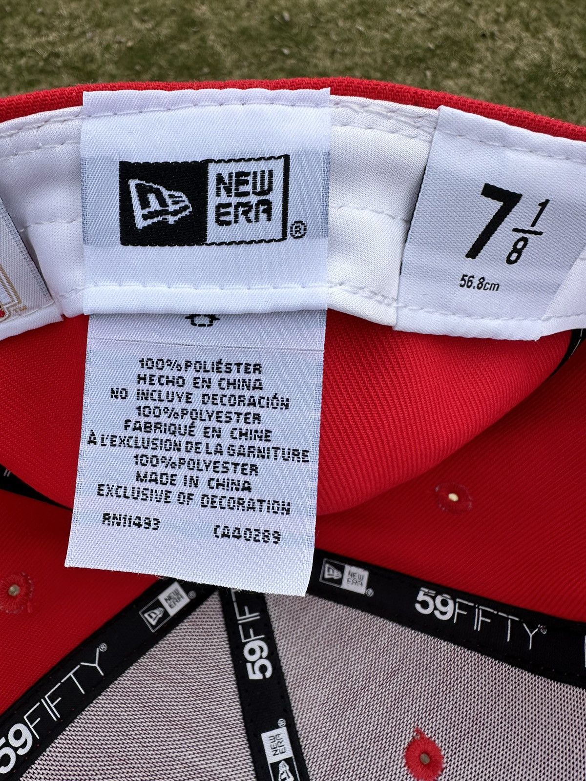 MLB × MyFitteds × New Era Myfitteds Texas Rangers Goldees Texas BBQ Fitted 7 1/8 Size ONE SIZE - 5 Thumbnail