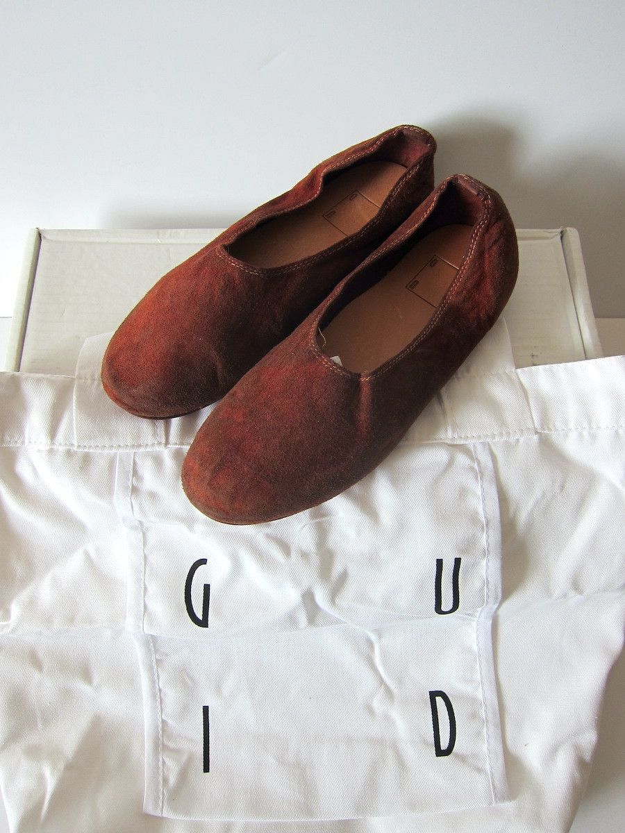 Guidi *NEW* 626 REVERSE KANGAROO BALLET FLATS Size US 6 / IT 36 - 1 Thumbnail