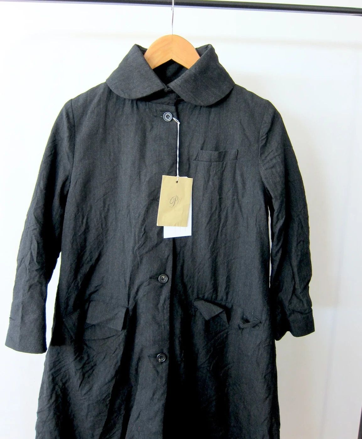 Paul Harnden Shoemakers *NEW* $4K LONG BURLINGTON WOOL COAT Size S / US 4 / IT 40 - 5 Thumbnail