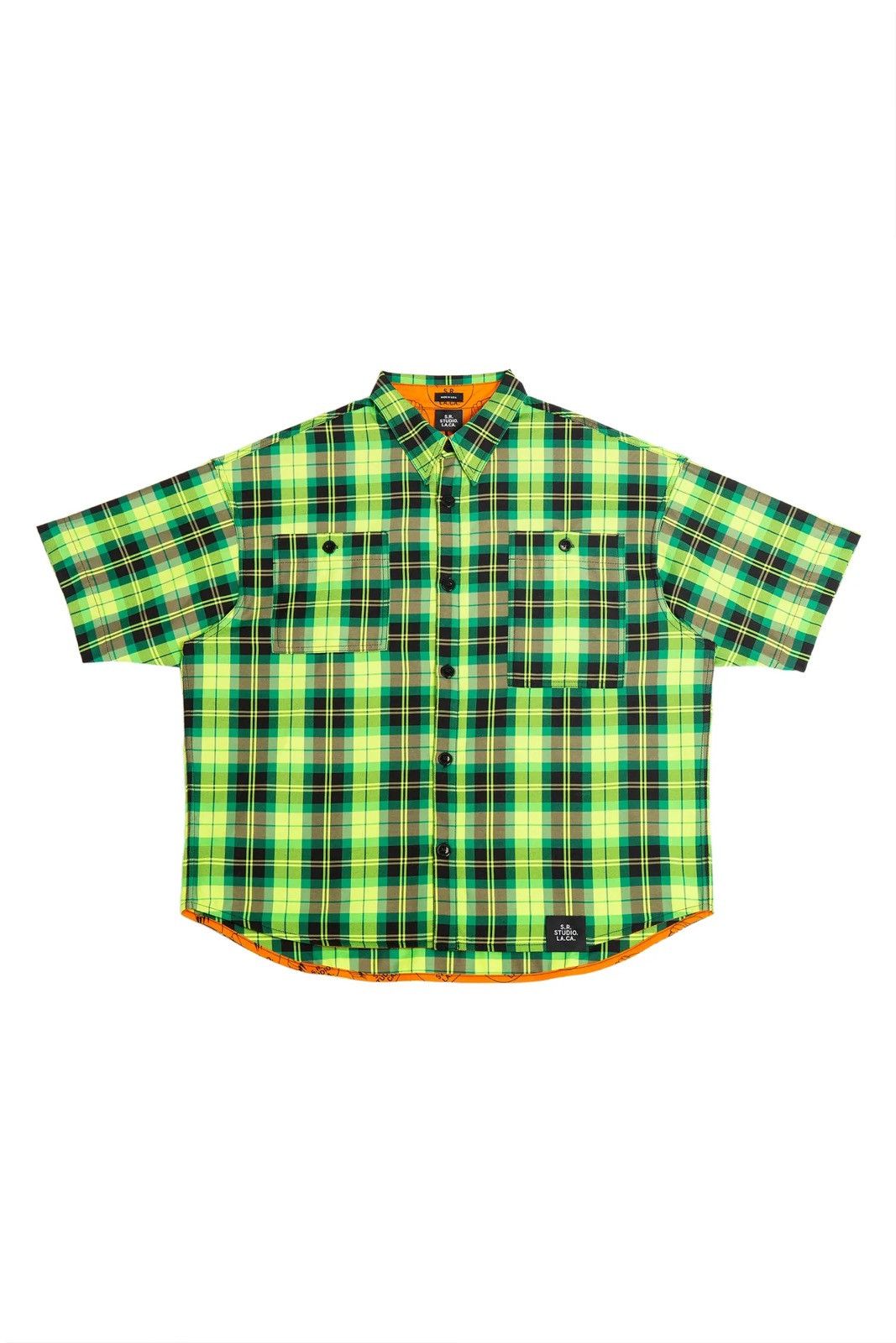 Pre-owned Sterling Ruby Oversized Short Sleeve Shirt In Green