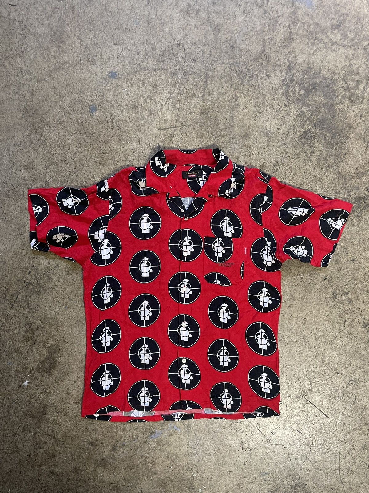 Supreme SUPREME X UNDERCOVER PUBLIC ENEMY RAYON SHIRT | Grailed