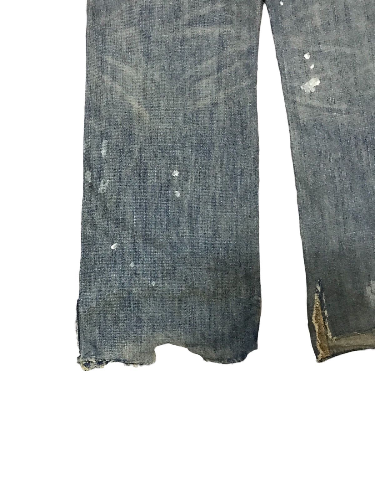 Le Grande Bleu (L.G.B.) Abercrombie Fitch RN75654 Ripped Distressed Thrash Splater Size US 32 / EU 48 - 9 Thumbnail
