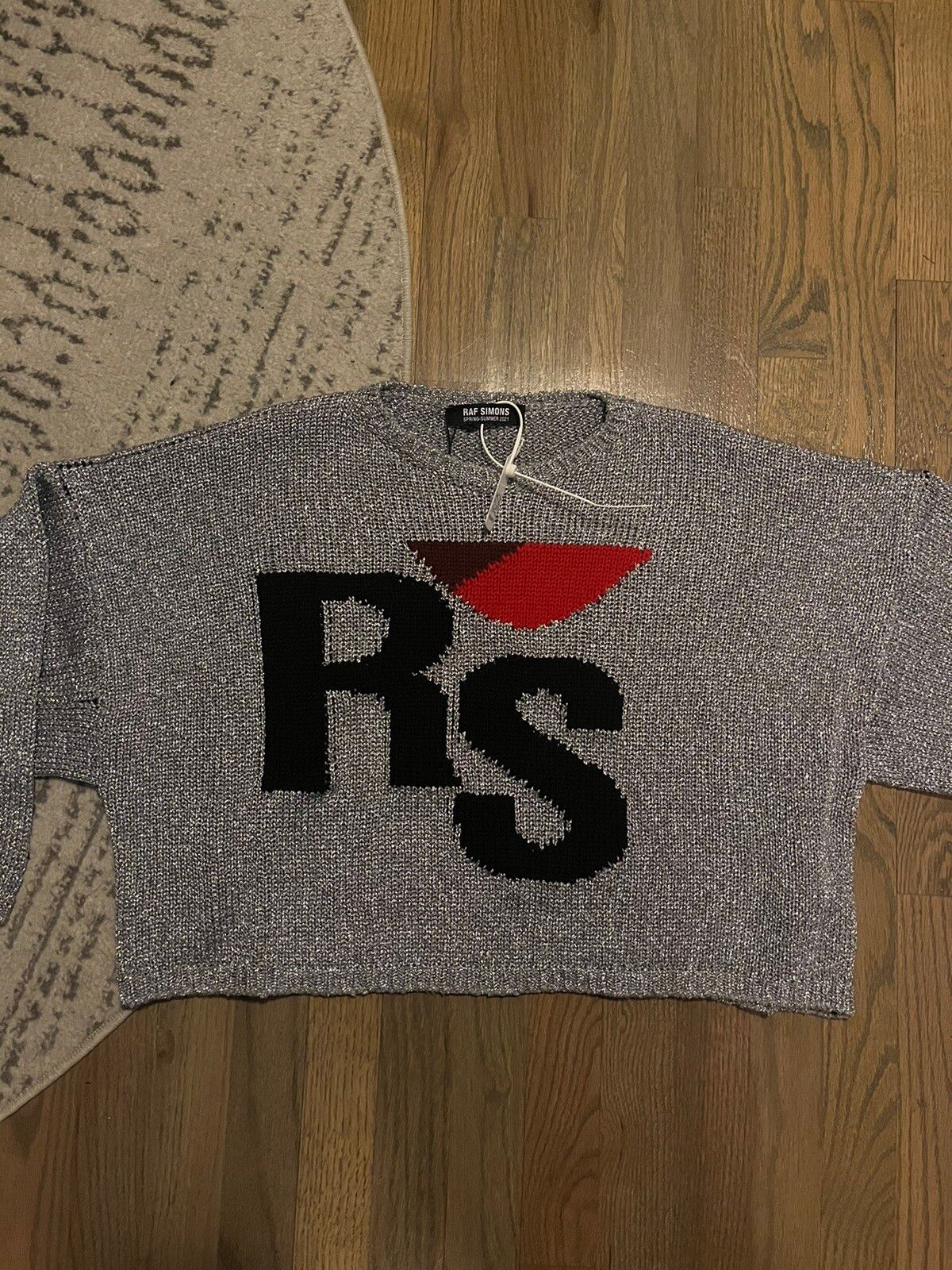 Raf Simons I Love NY Raf Oversized Cropped Sweater | Grailed