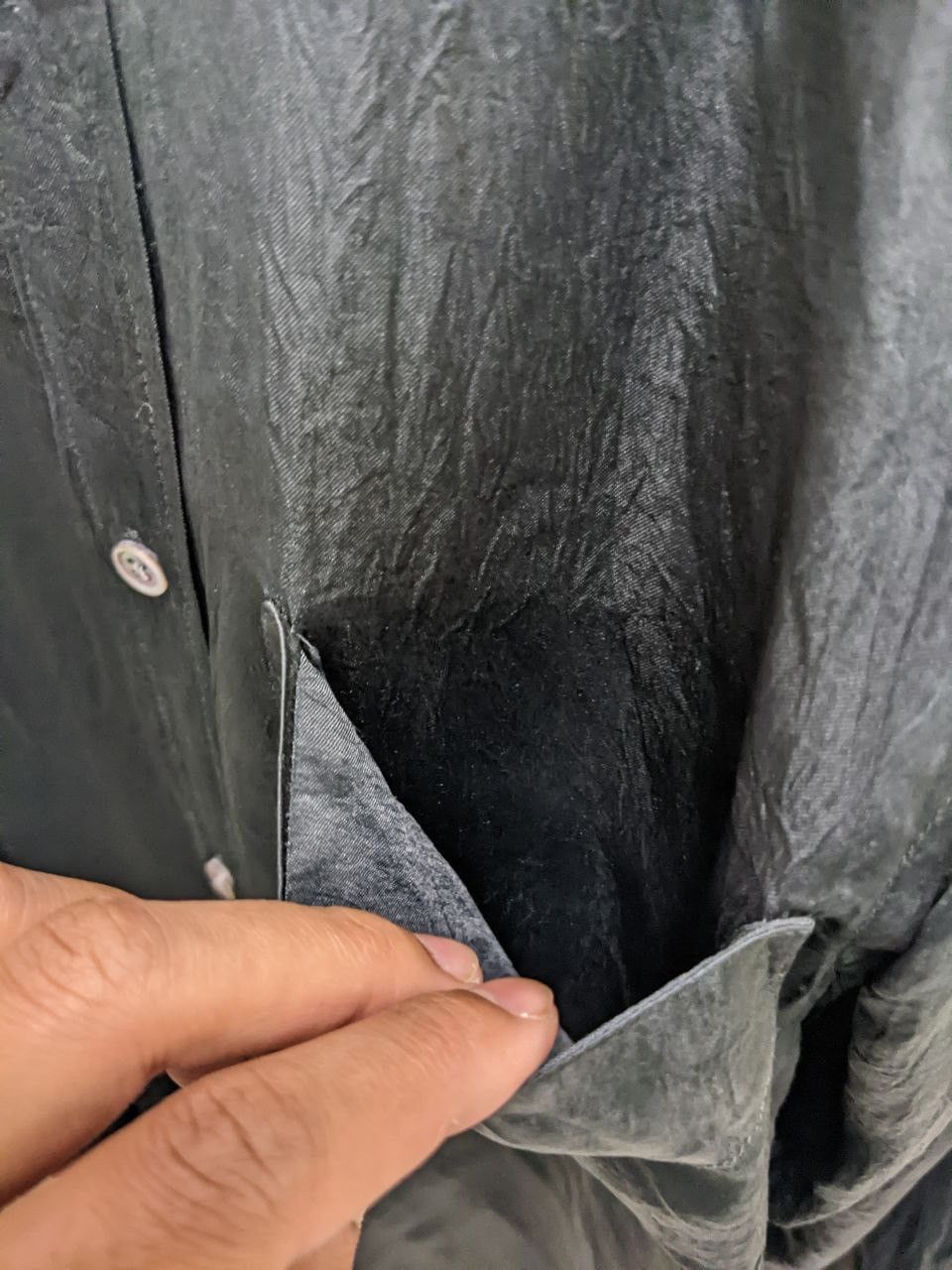90s ARCHIVE PAUL SMITH RUNAWAY BLACK BUTTON UP SHIRT