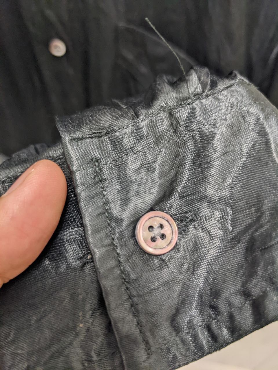 90s ARCHIVE PAUL SMITH RUNAWAY BLACK BUTTON UP SHIRT