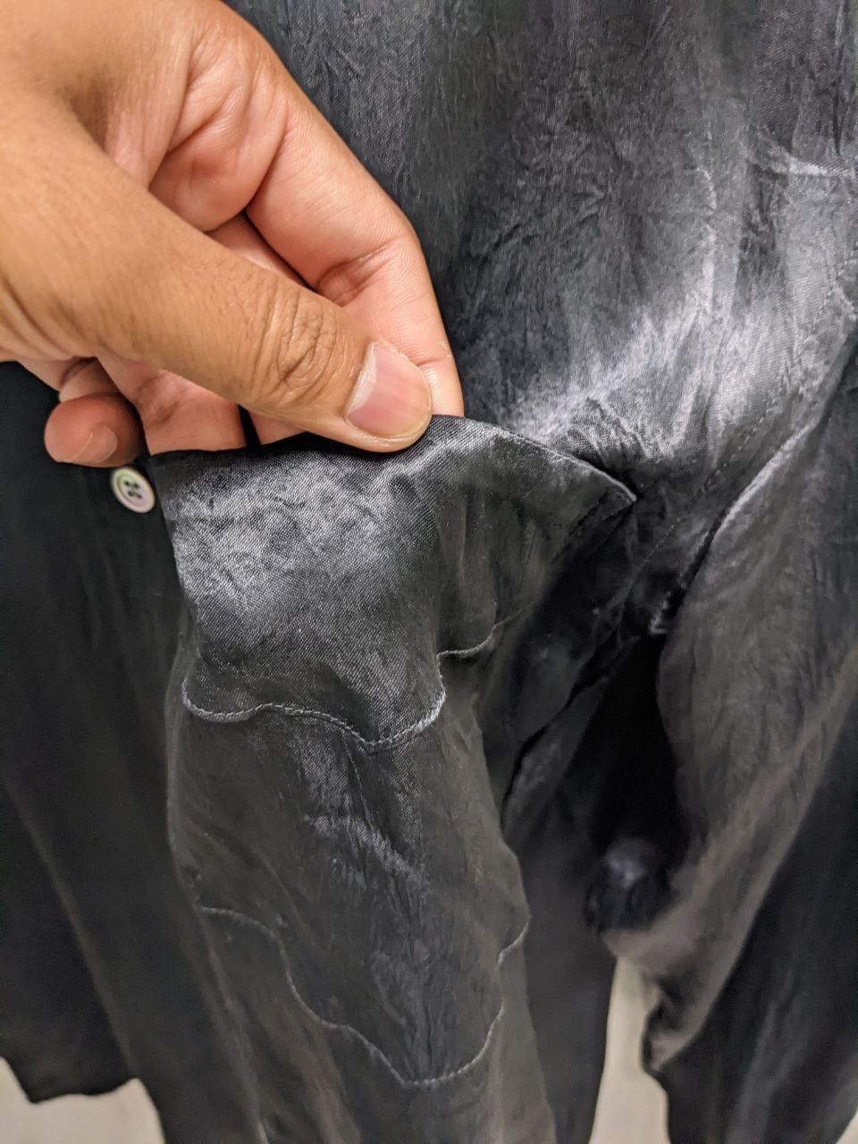 90s ARCHIVE PAUL SMITH RUNAWAY BLACK BUTTON UP SHIRT