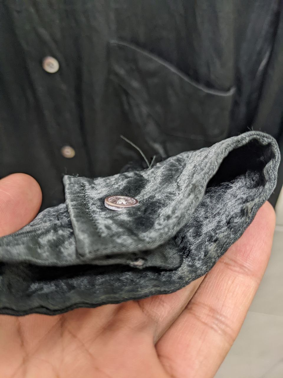 90s ARCHIVE PAUL SMITH RUNAWAY BLACK BUTTON UP SHIRT