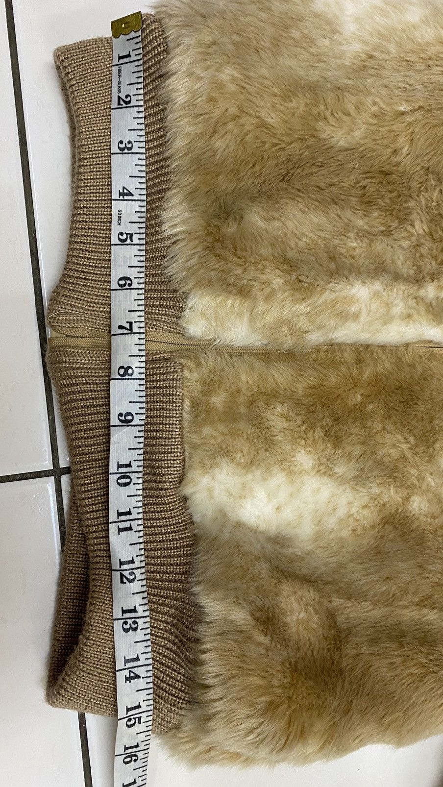 Japanese Brand Sweet Degrees Faux Fur Bomber Jacket Size L / US 10 / IT 46 - 11 Thumbnail