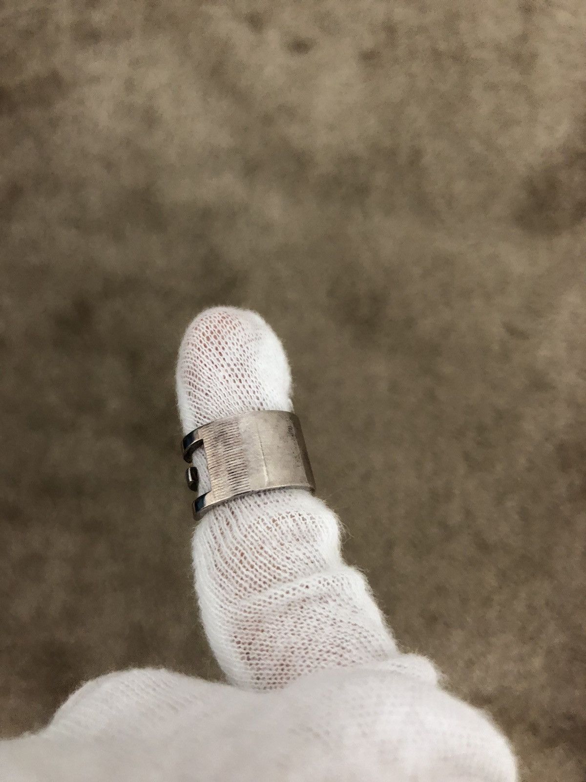 Gucci Gucci .925 silver G ring size IT 9 Size ONE SIZE - 4 Thumbnail