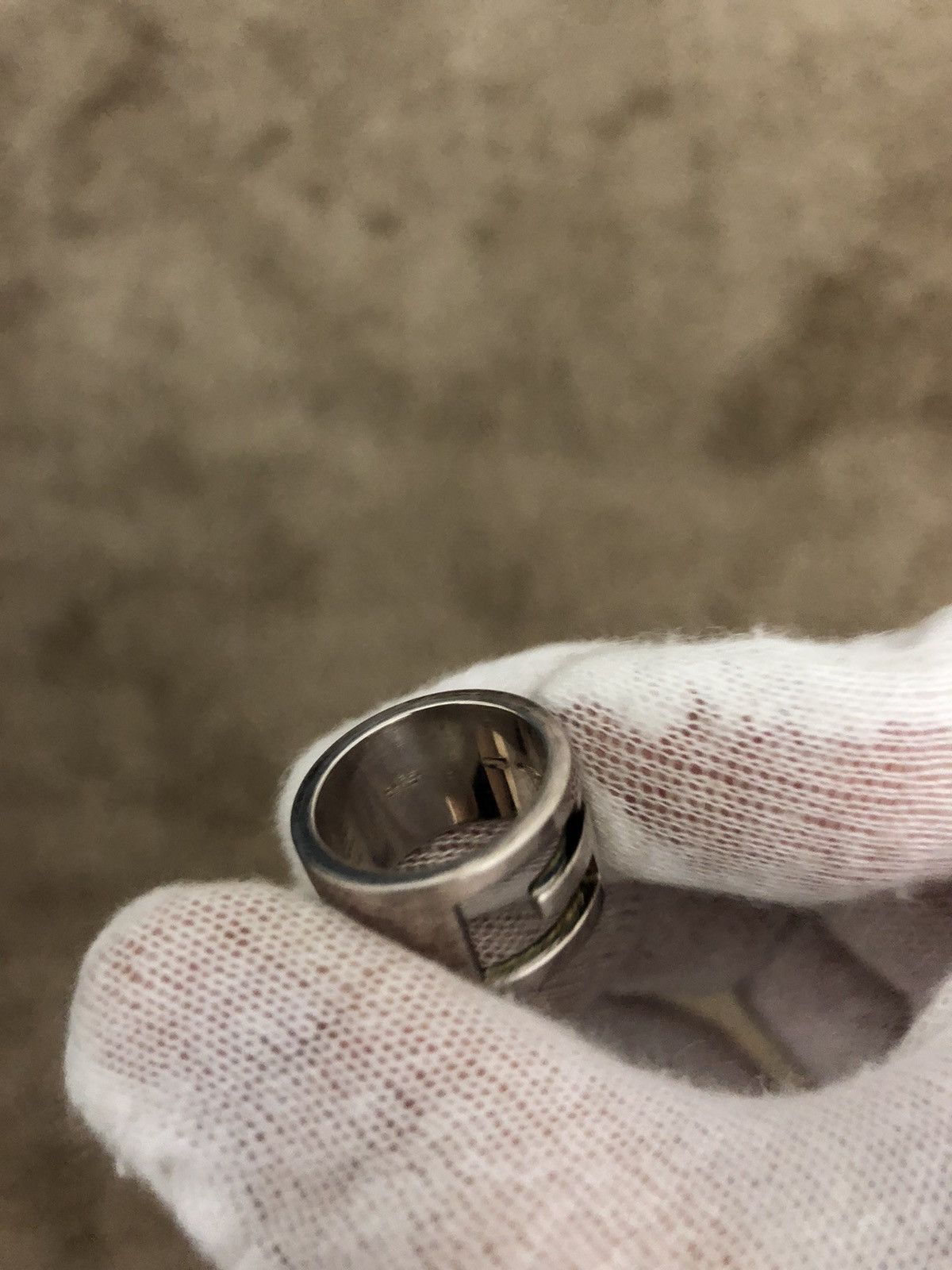 Gucci Gucci .925 silver G ring size IT 9 Size ONE SIZE - 5 Thumbnail