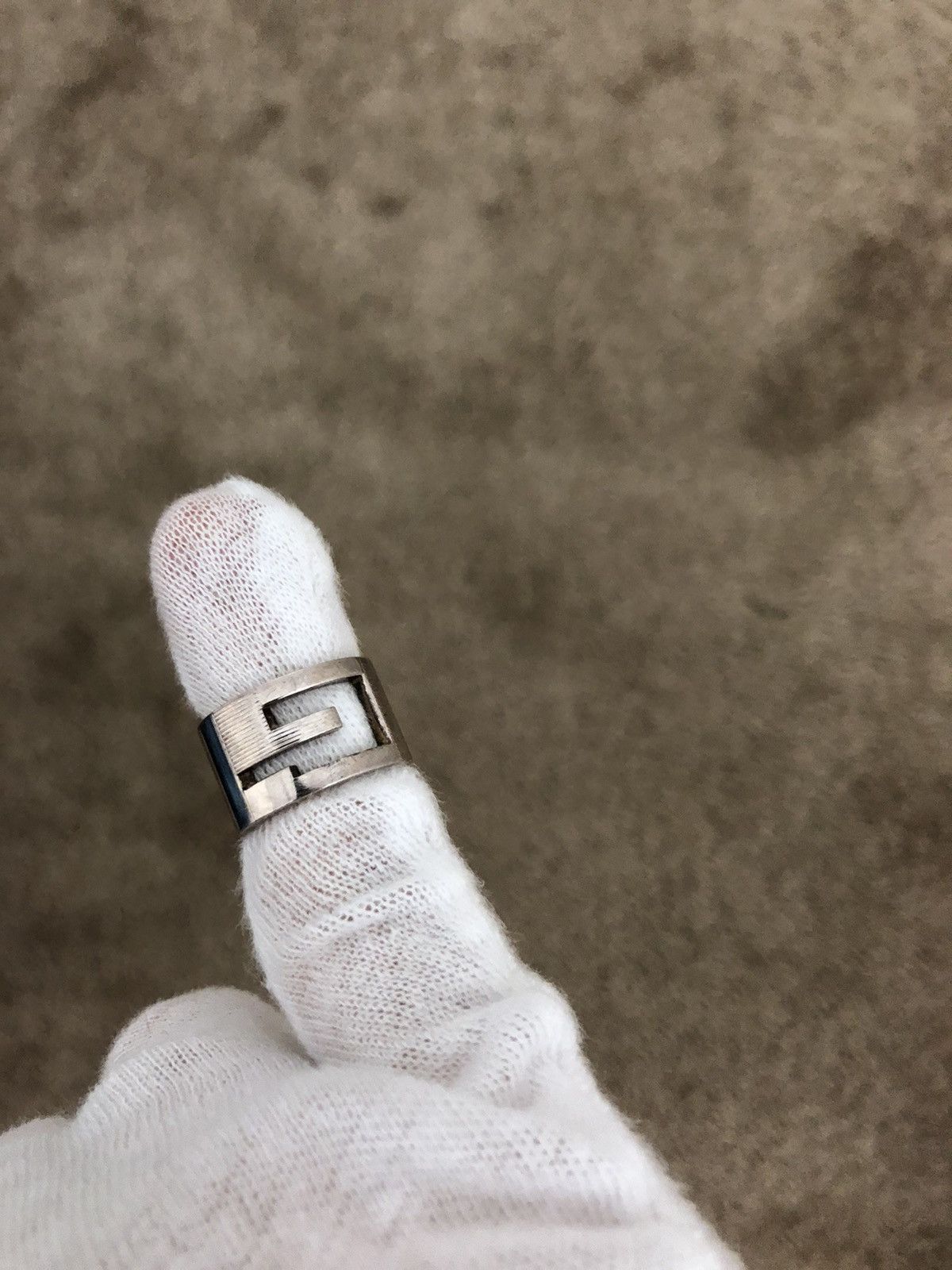 Gucci Gucci .925 silver G ring size IT 9 Size ONE SIZE - 1 Thumbnail