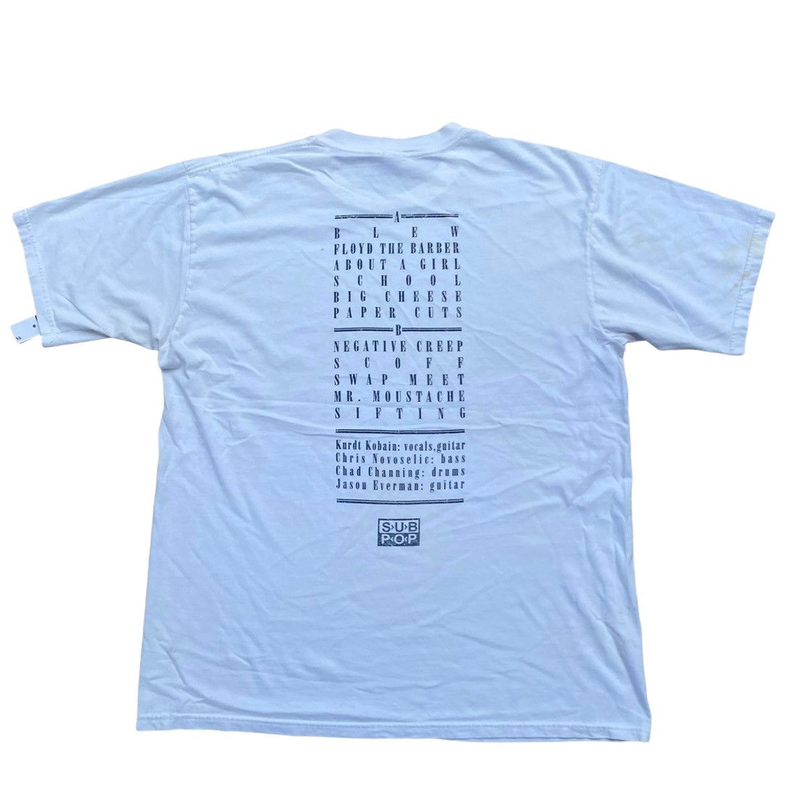 Band Tees Vintage Y2K Nirvana “Bleach” Band Shirt 2000s. #KD Size US XL / EU 56 / 4 - 2 Thumbnail