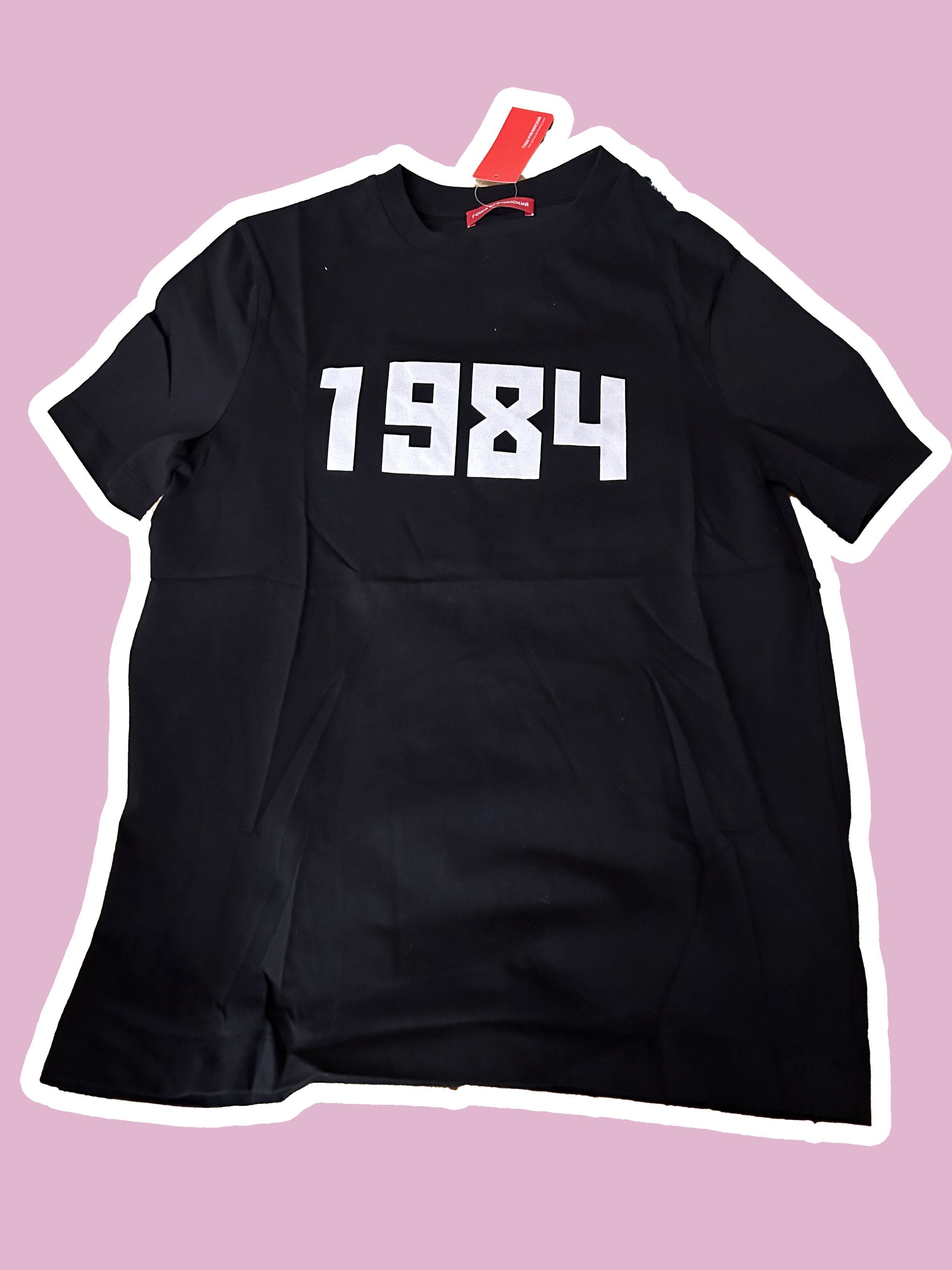 Gosha Rubchinskiy Gosha Rubchinskiy 1984 Logo T-shirt Tee BLACK TEXT Size US M / EU 48-50 / 2 - 1 Thumbnail