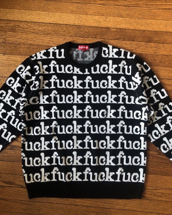 Supreme Supreme Fuck Sweater Size Xl | Grailed