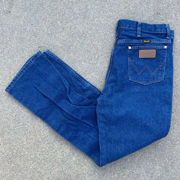 Wrangler Wrangler Cowboy Cut Slim Fit denim jeans 936PWD 34x32 Grailed