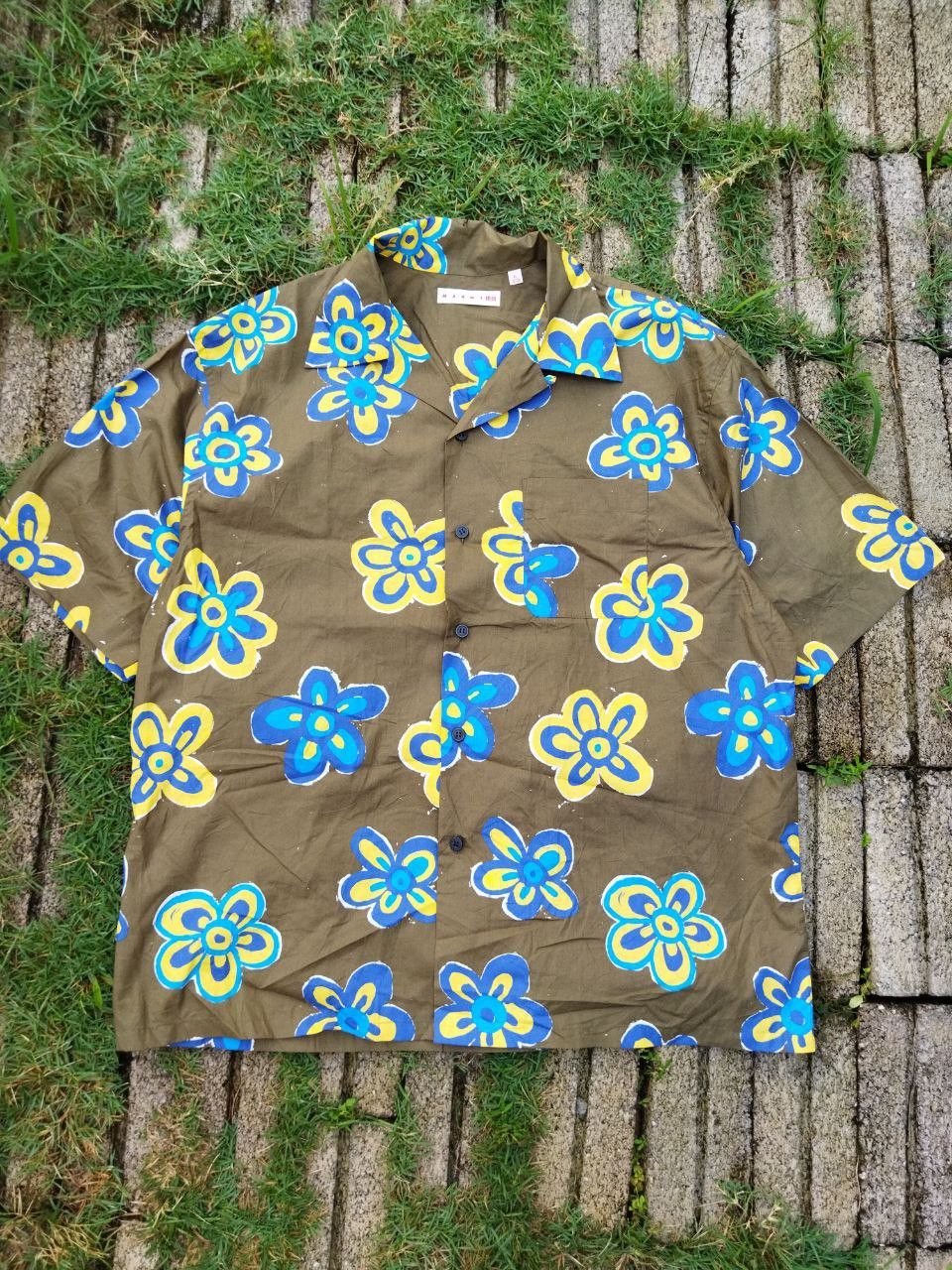 Marni × Uniqlo Steal🔥Marni X Uniqlo Hawaiian Shirt Size US XL / EU 56 / 4 - 1 Thumbnail