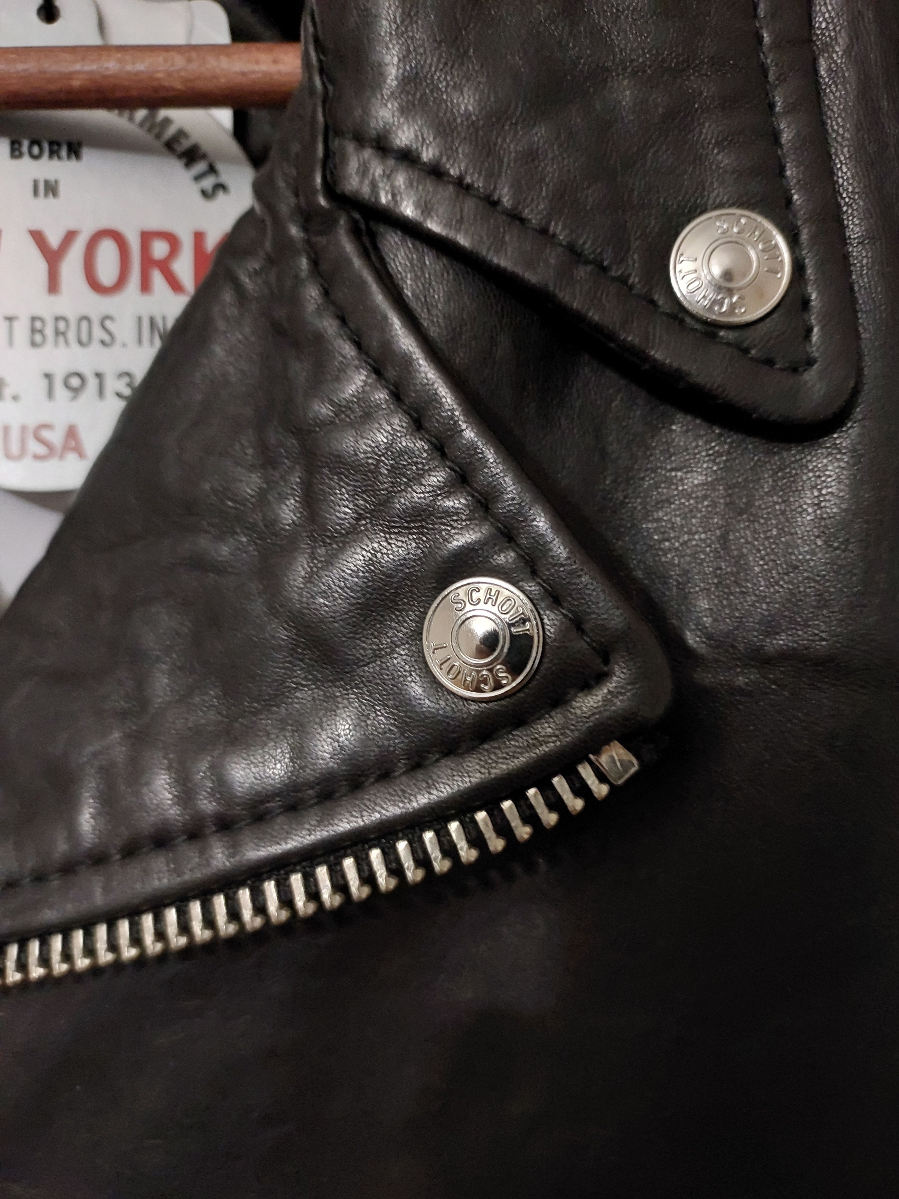 Schott Brand new Schott Ramones leather jacket black woman Size XL / US 12-14 / IT 48-50 - 3 Thumbnail