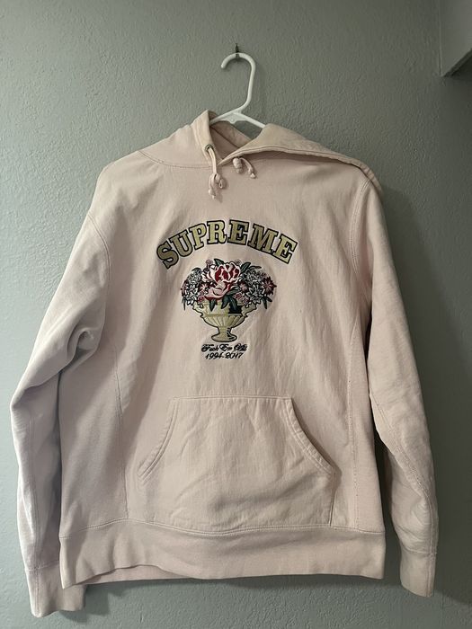 Flower deals supreme hoodie