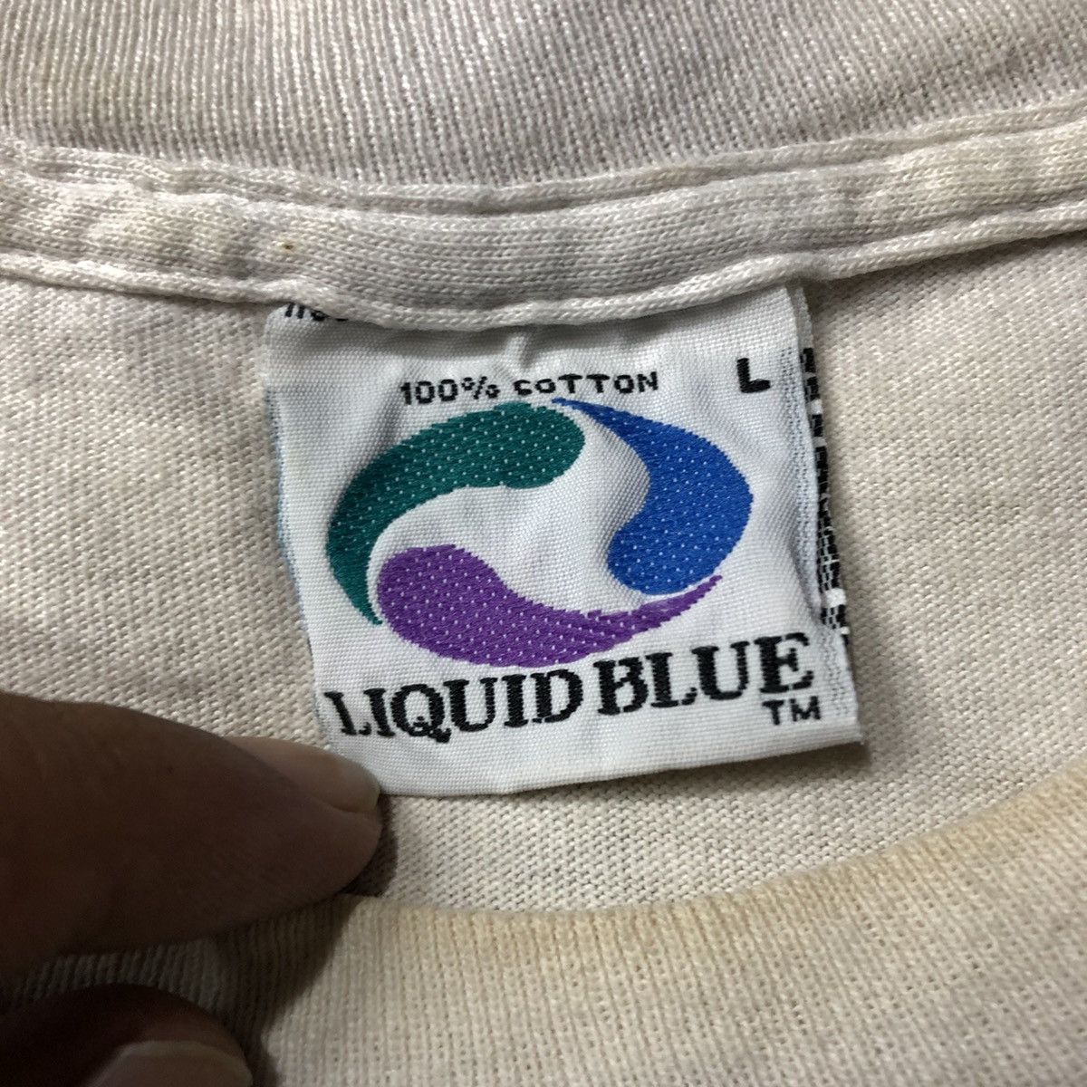 Liquid Blue × Vintage Vintage 1992 Liquid Blue Tie Dye T Shirt Size US L / EU 52-54 / 3 - 6 Thumbnail