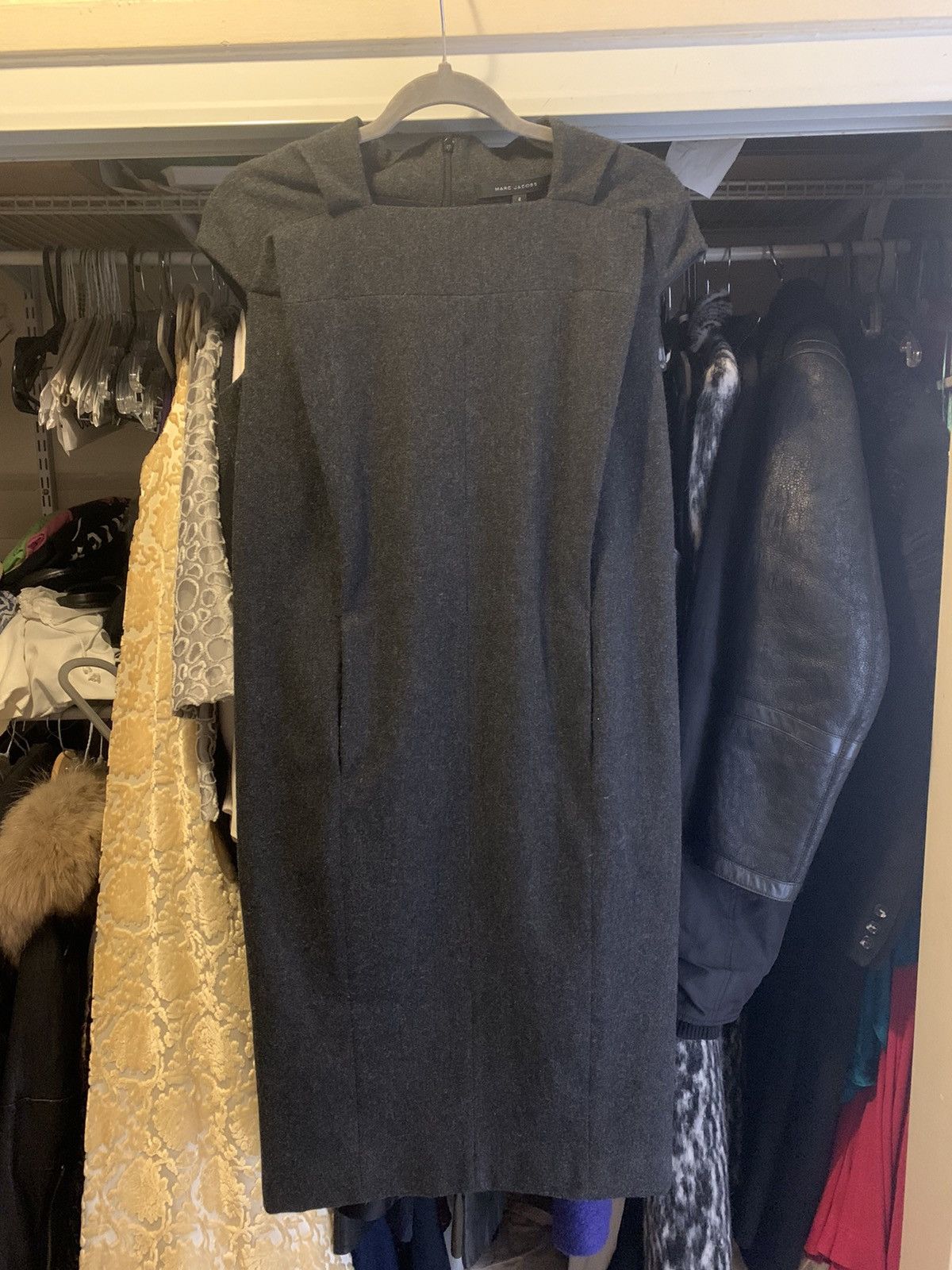 Marc Jacobs Fall 2006 darted wool dress Size XS / US 0-2 / IT 36-38 - 5 Thumbnail