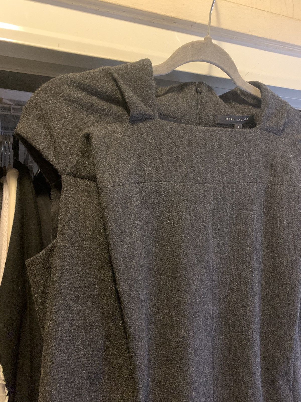 Marc Jacobs Fall 2006 darted wool dress Size XS / US 0-2 / IT 36-38 - 6 Thumbnail
