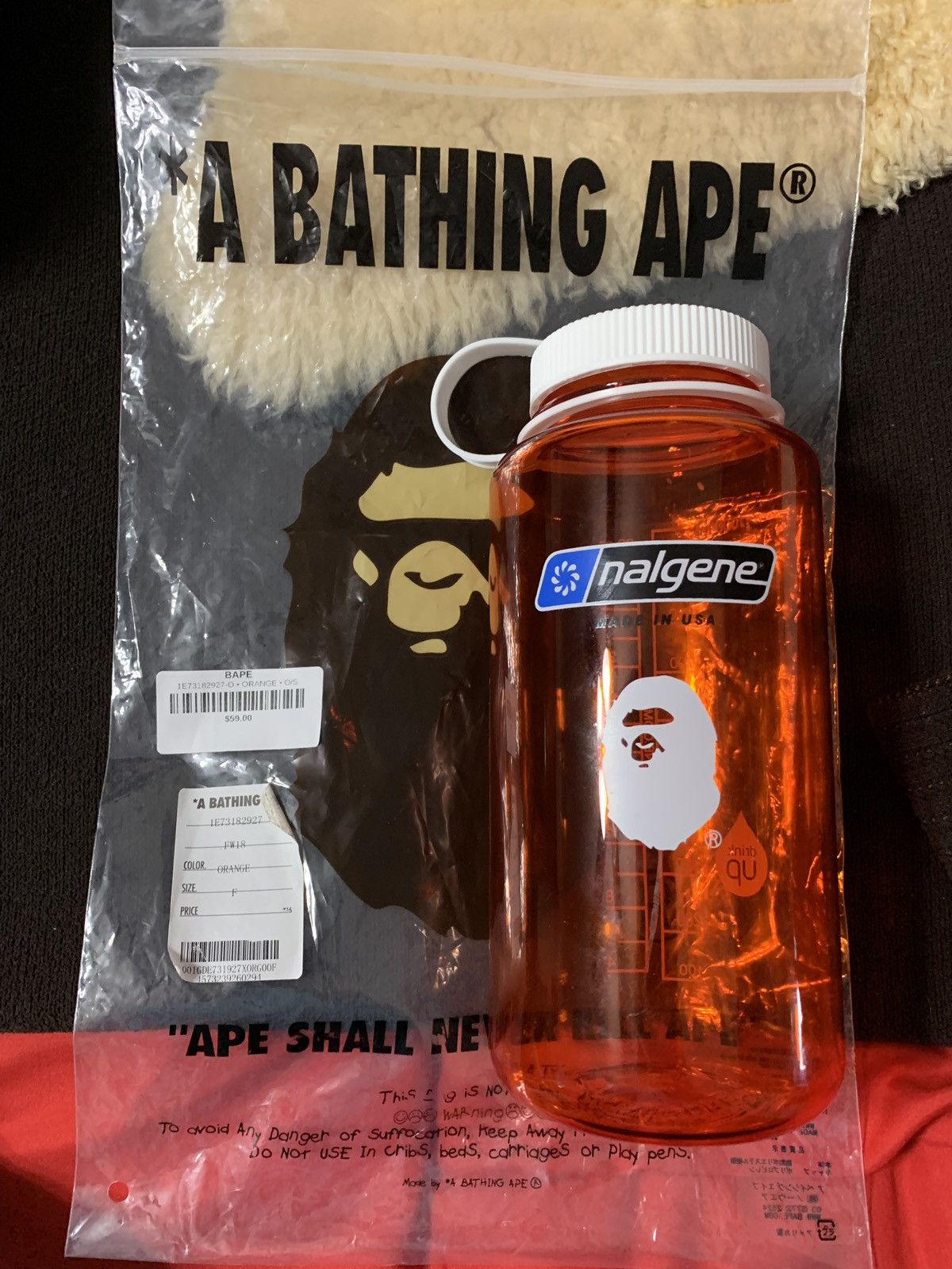 Bape Bape Nalgene Water Bottle Grailed