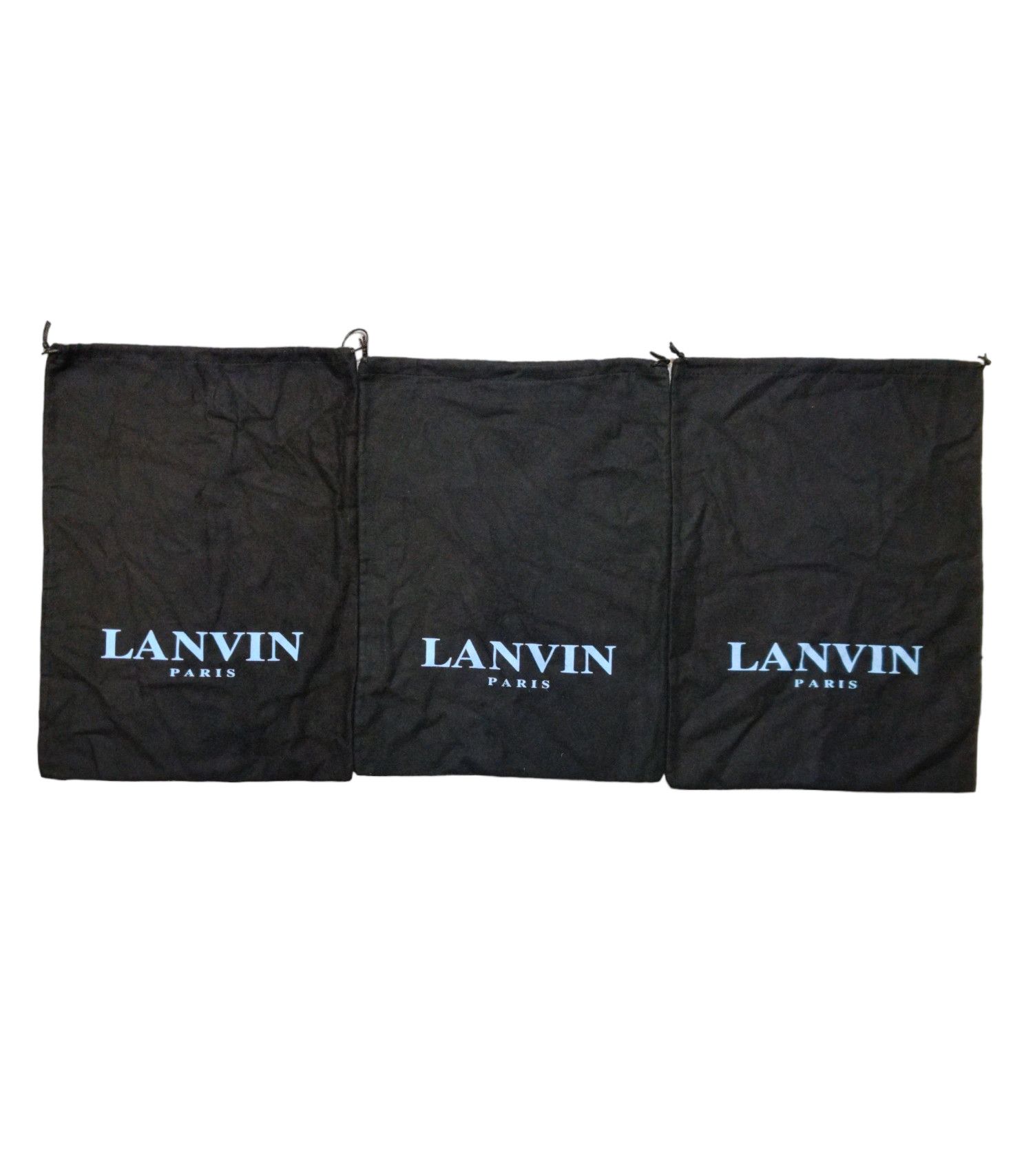 Lanvin Lanvin Paris Black Dust Bags (3) Size ONE SIZE - 1 Thumbnail